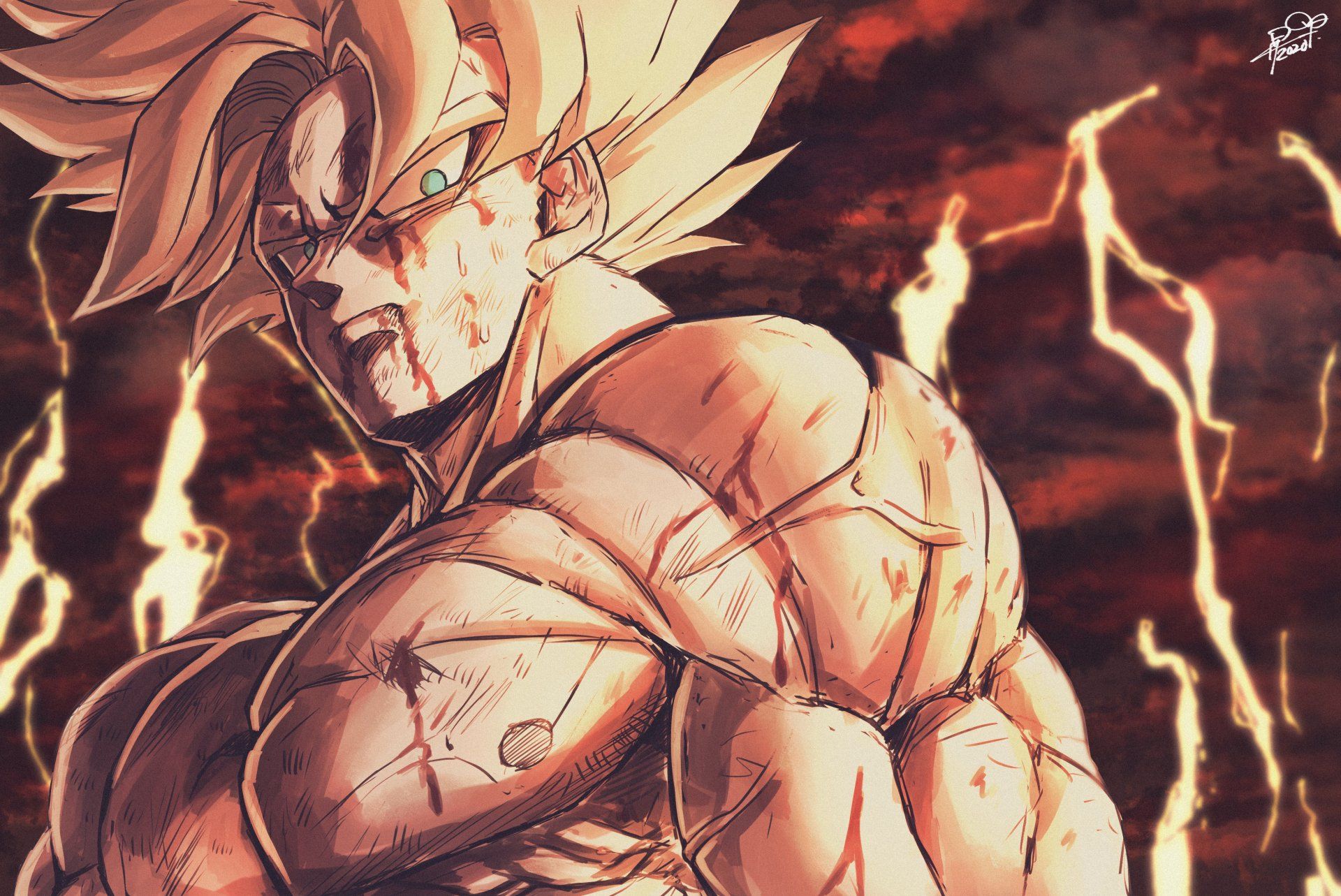 1920x1283 Epic Super Saiyan Goku HD Wallpaper
