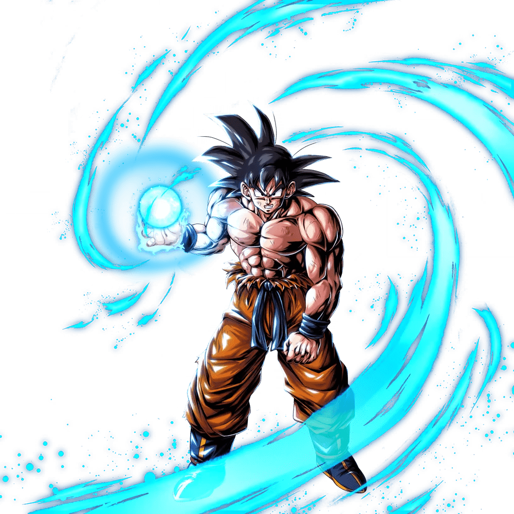 1000x1000 Goku Holding Blue Energy Ball PNG