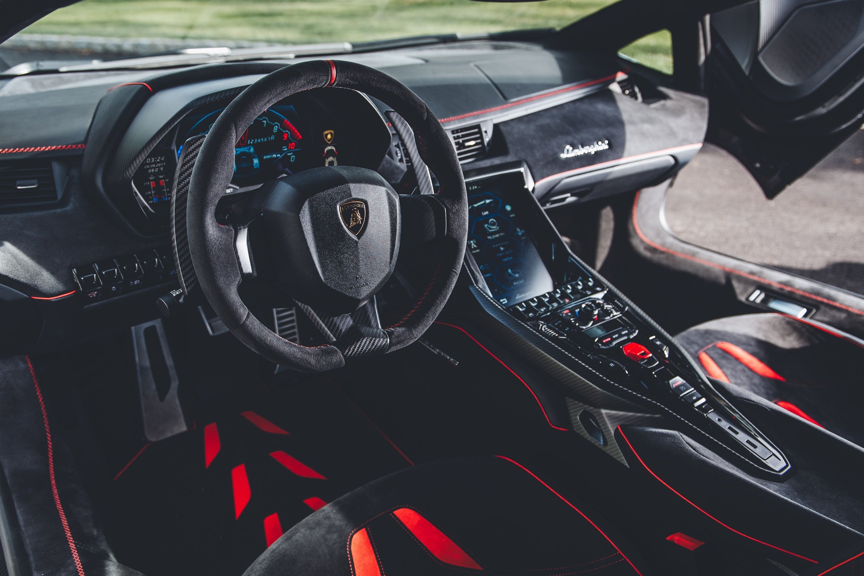 3000x2000 Lamborghini Interior Wallpaper