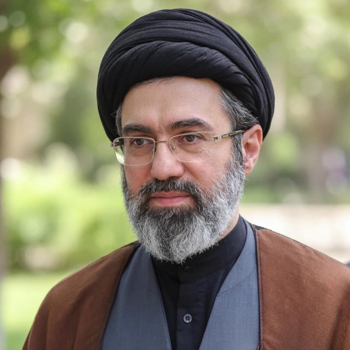1200x1200 This image of Iran's new Supreme Leader Mojtaba Khamenei, which has been widely published by Iranian media today and now appears on his new X account, appears to have been manipulated with