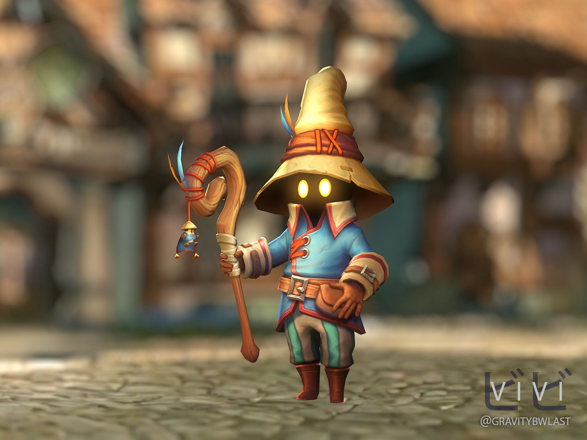 1920x1440 Vivi Ornitier Fantasy IX fan art