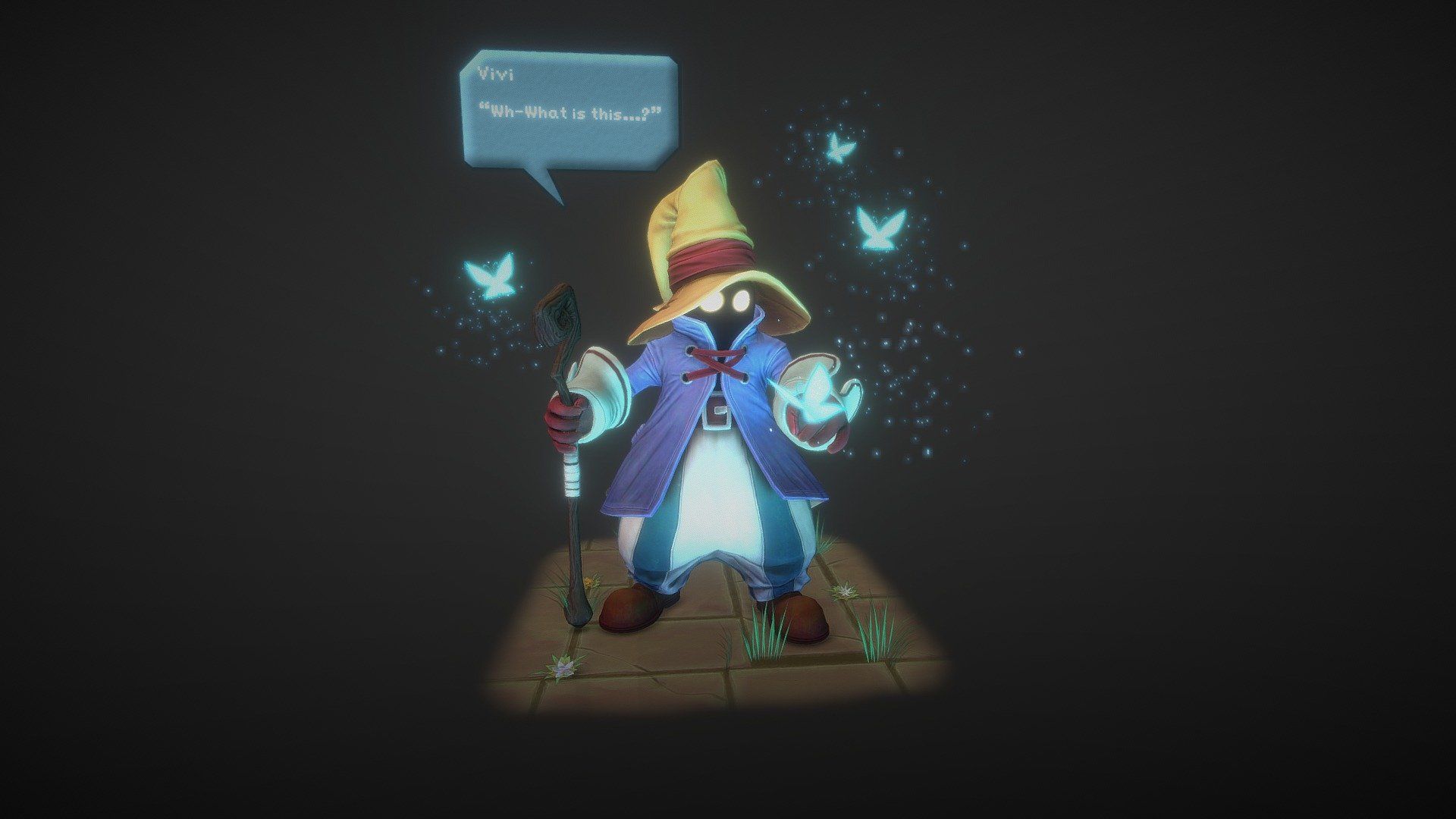 1920x1080 Vivi Ornitier Fantasy IX Fan Art model by Gianluigi.Ferrantino [734bf31]
