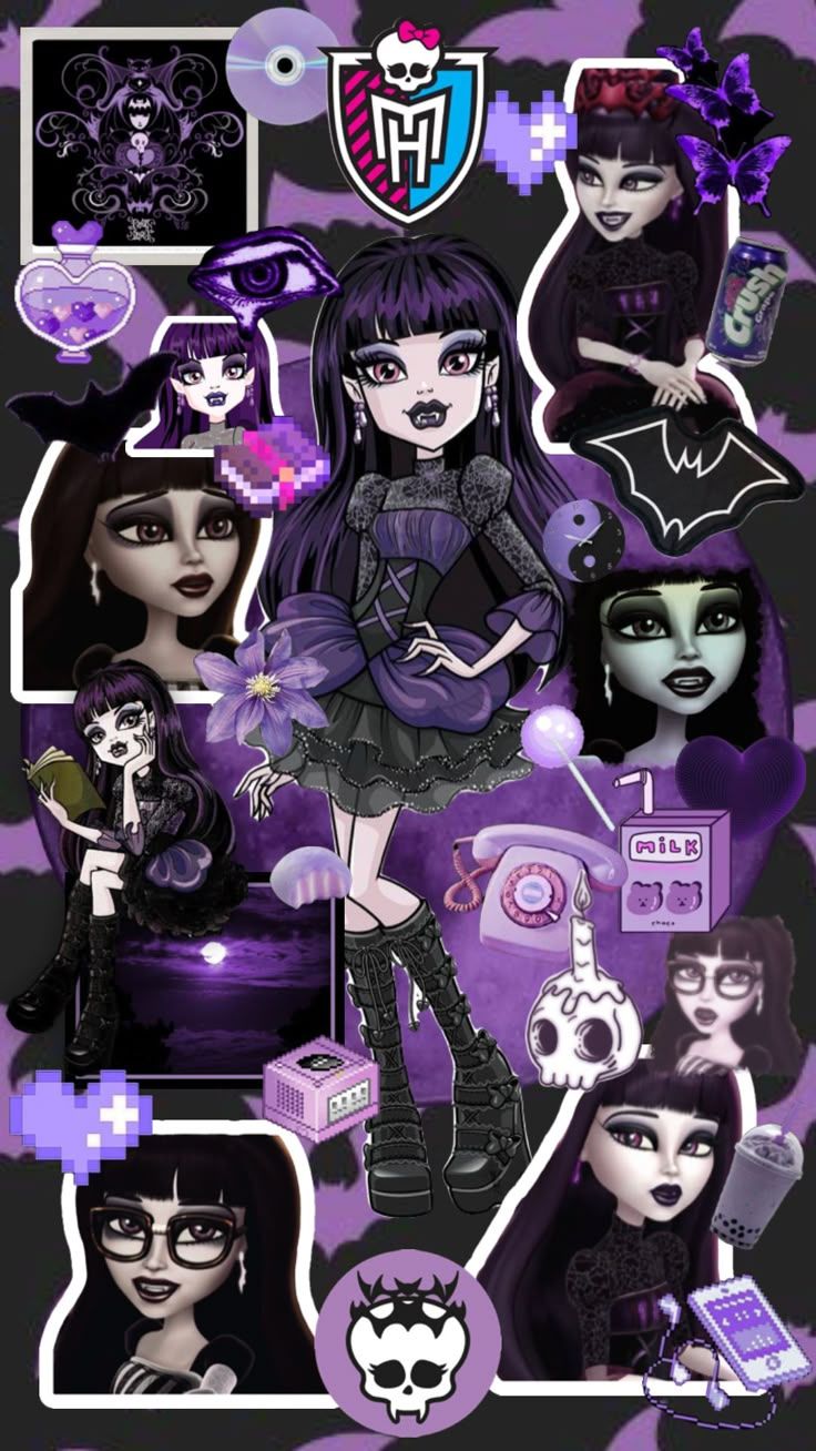 736x1308 Check out emobugg333's Shuffles elissabat. Elissabat wallpaper, Elissabat aesthetic, Ellisabat monster high