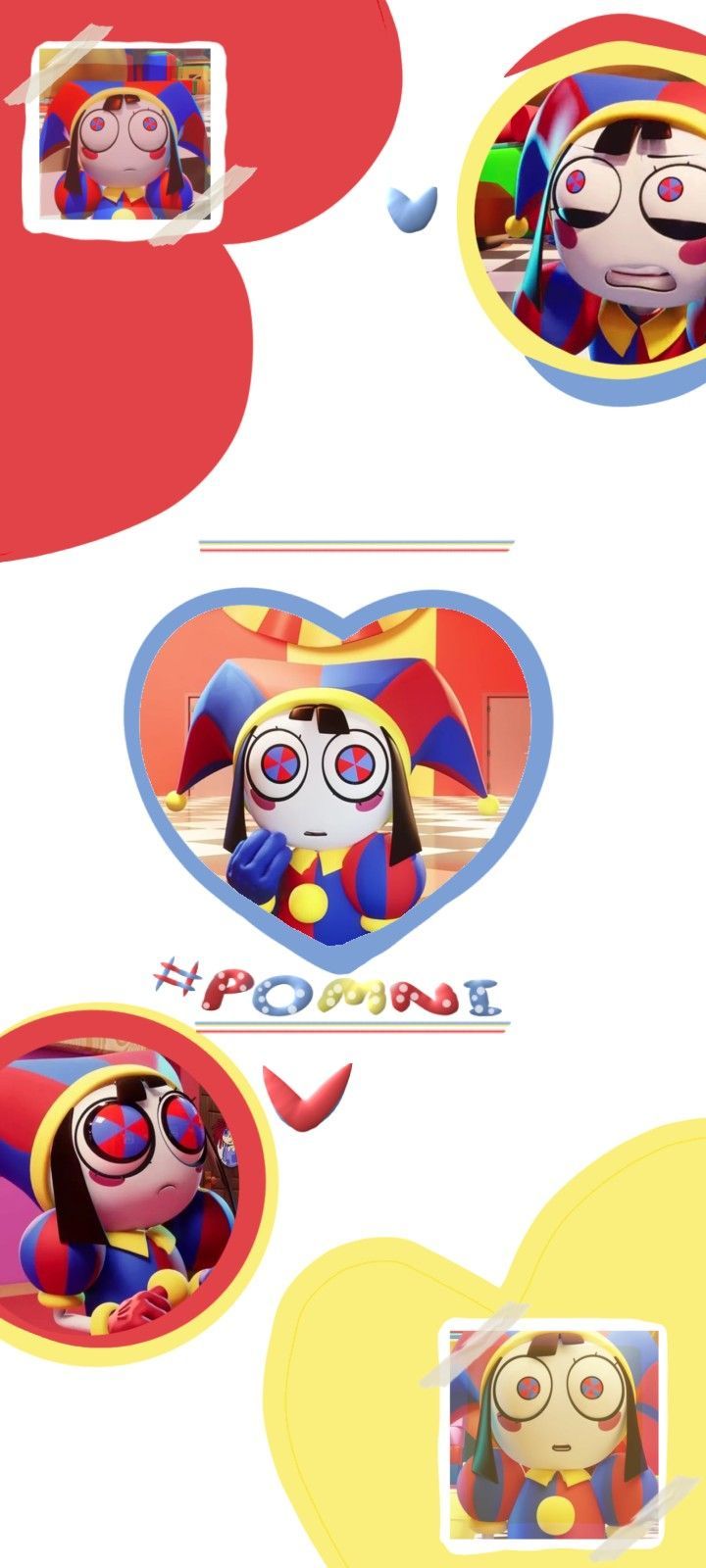 720x1600 Pomni wallpaper ©