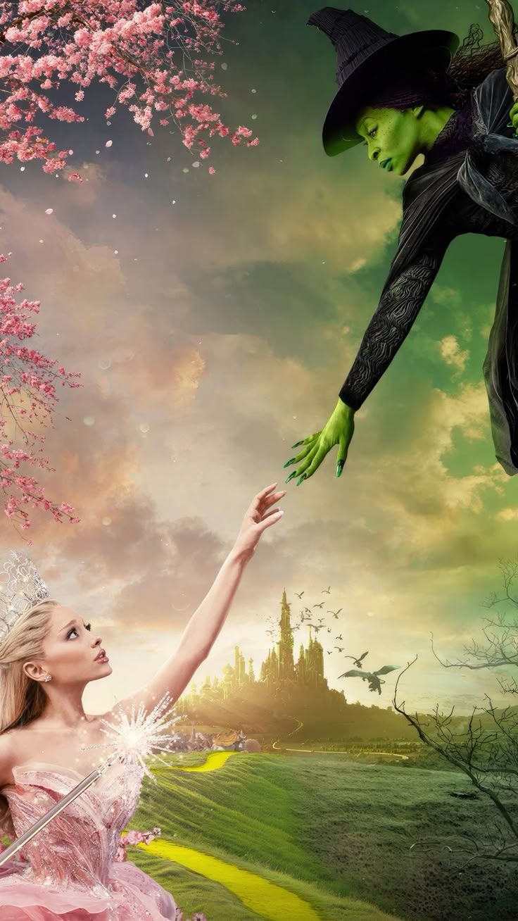 736x1308 ariana grande & cynthia erivo (glinda & elphaba)