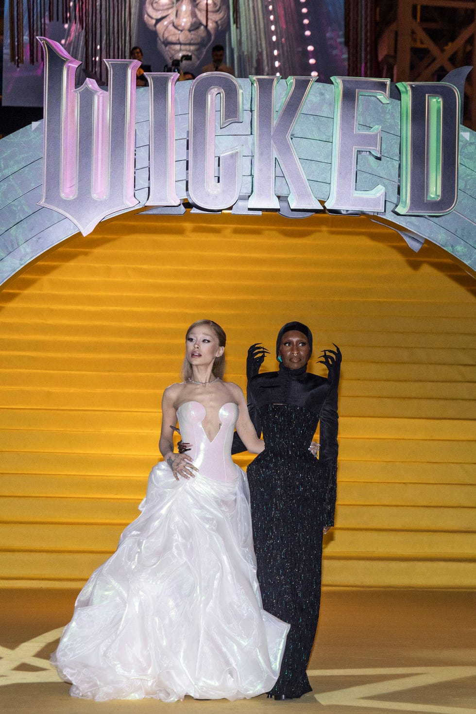980x1469 Ariana Grande and Cynthia Erivo Put a Couture Touch on Fairytale Dressing