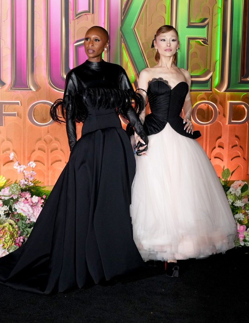 800x1035 Wicked: For Good': Ariana Grande, Cynthia Erivo and More Premiere Photo