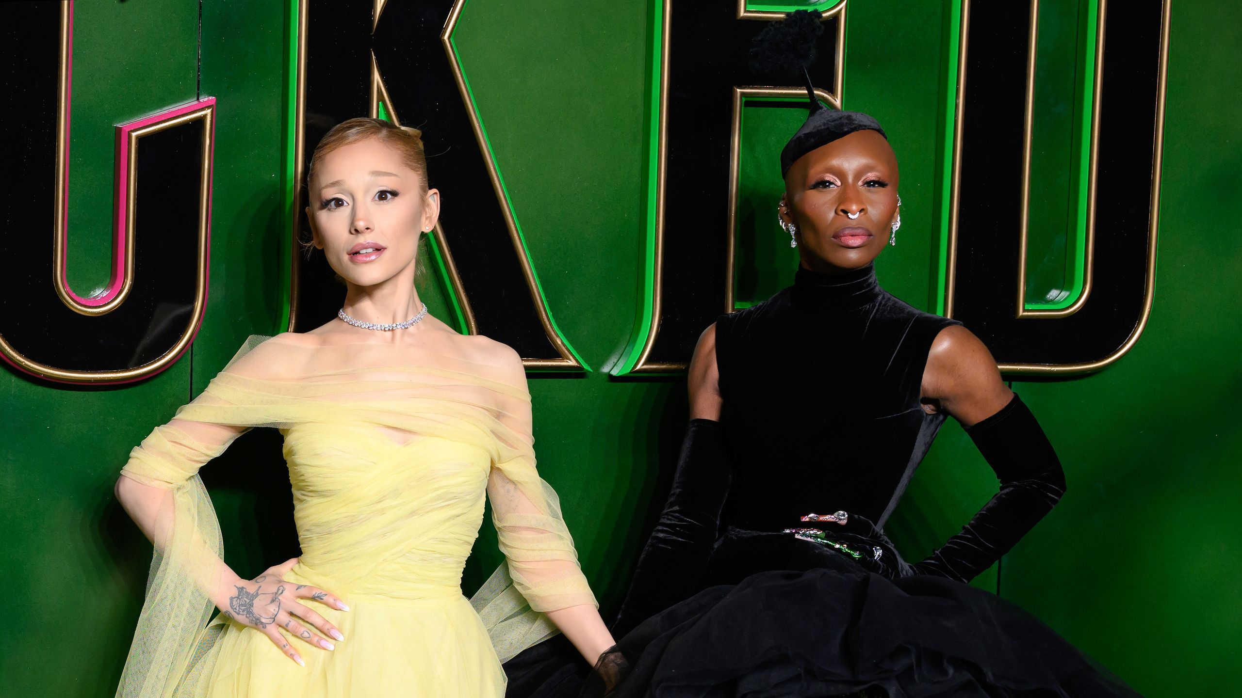 2560x1440 Wicked Stars Ariana Grande & Cynthia Erivo Break Down Viral Holding Space Interview