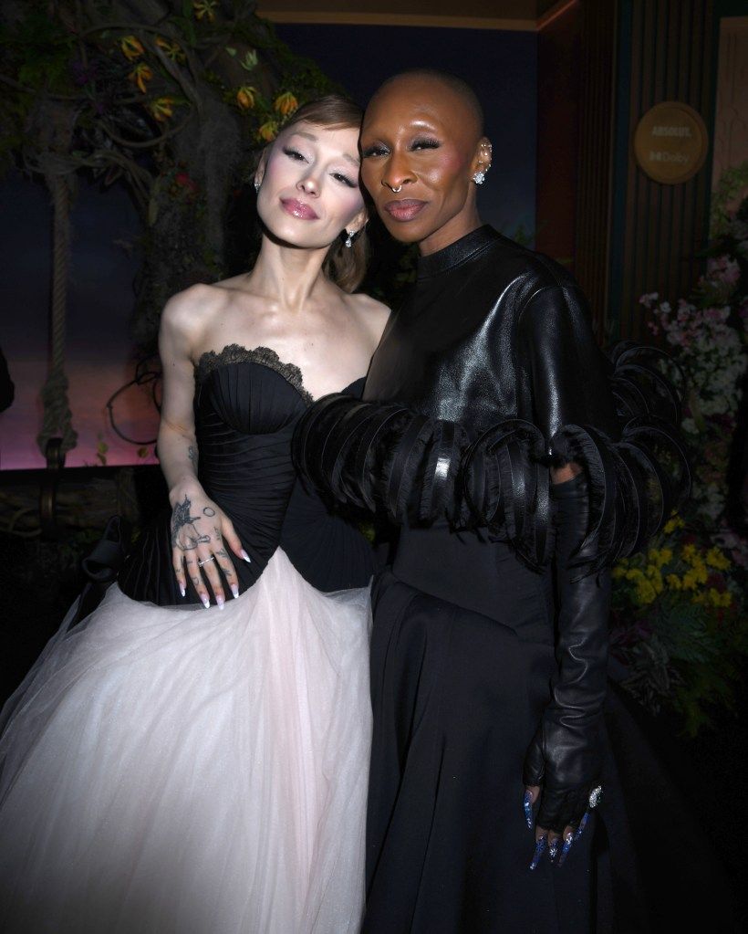 820x1023 Ariana Grande Explains Why She And 'Wicked: For Good' Co Star Cynthia Erivo 'like To Touch'