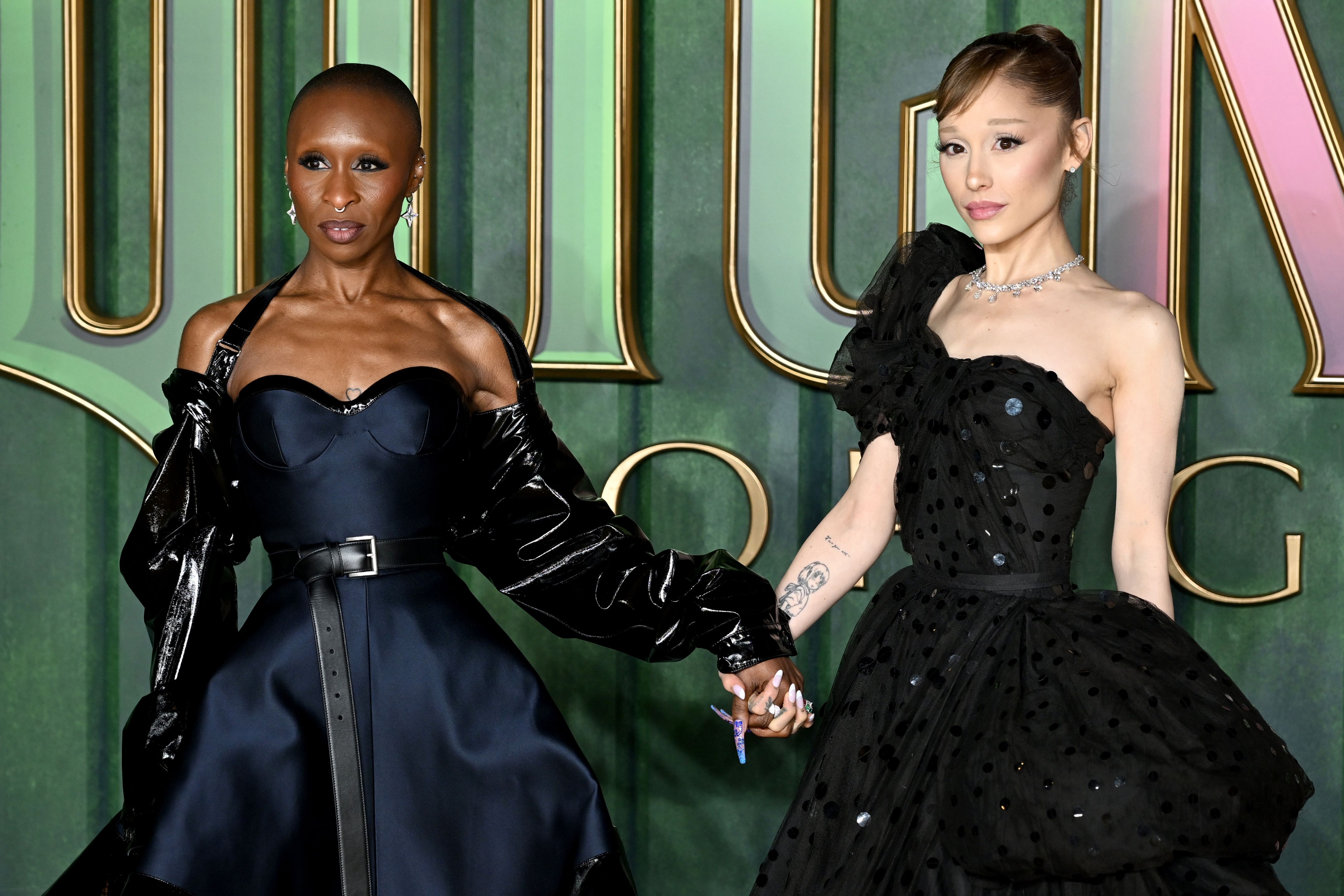 4310x2874 Cynthia Erivo, Ariana Grande Skipping Interviews at 'Wicked 2' NY Premiere