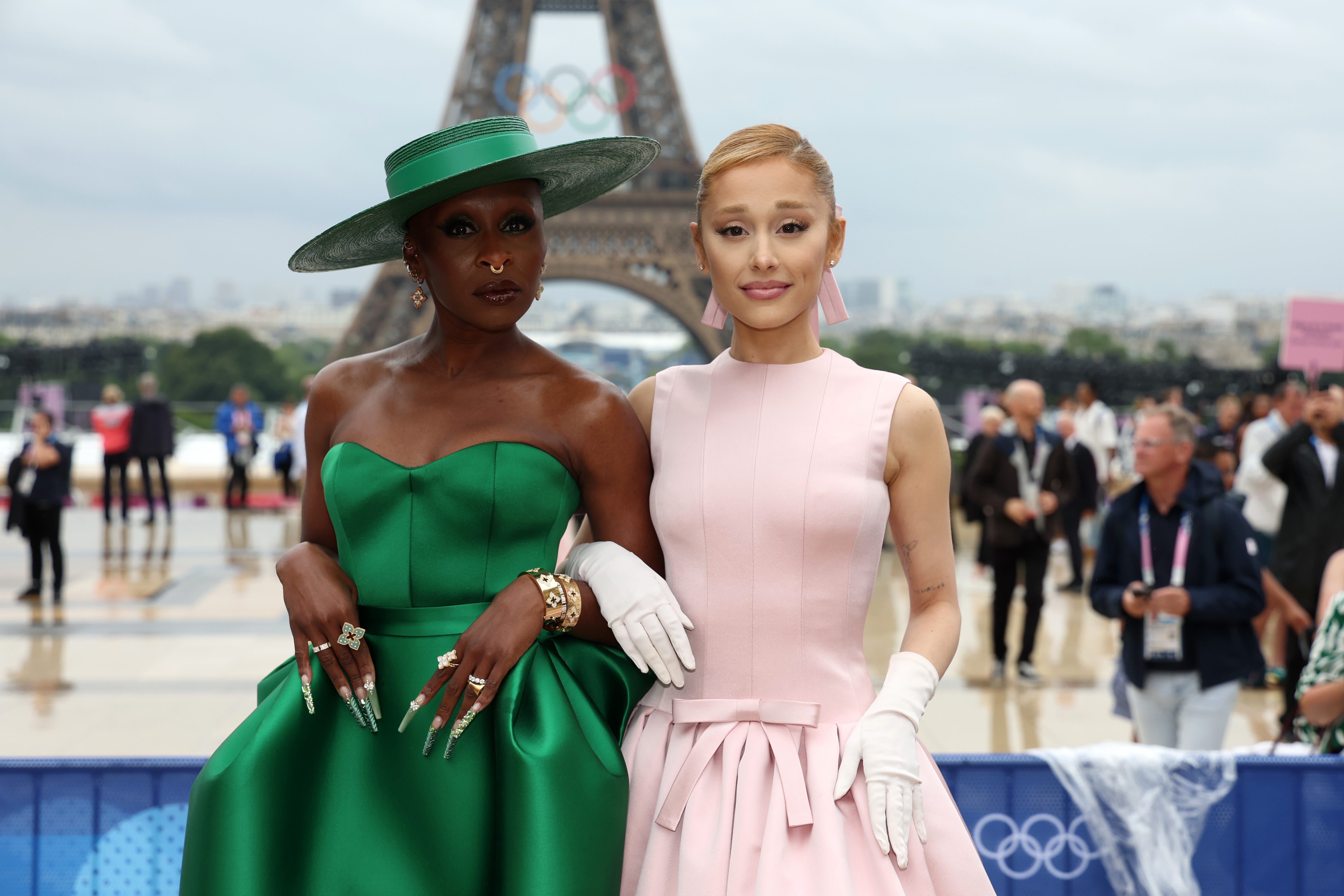 5791x3861 Ariana Grande and Cynthia Erivo Channel Channel Wicked at Paris Olympics