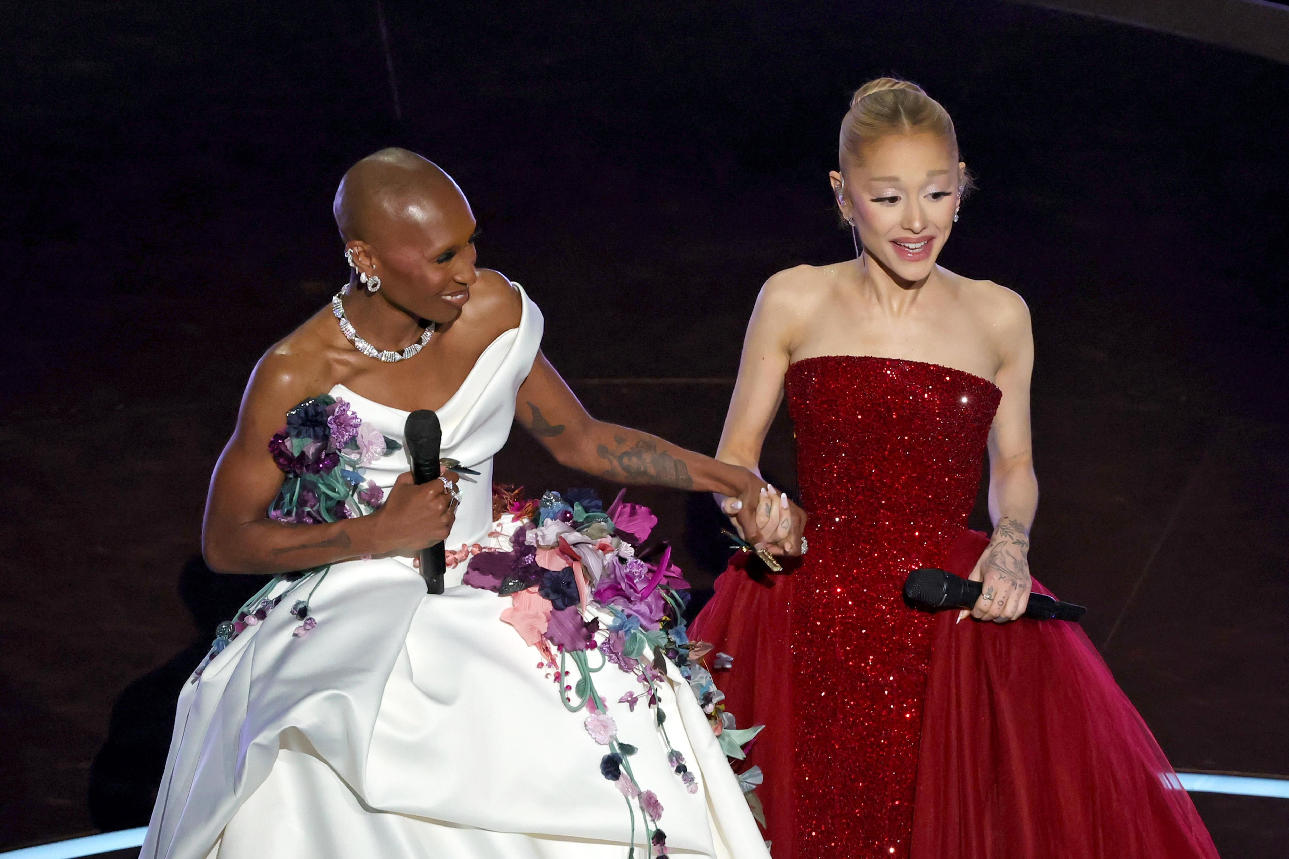 4998x3332 Oscars 2025: The power of Ariana Grande and Cynthia Erivo's opening performance