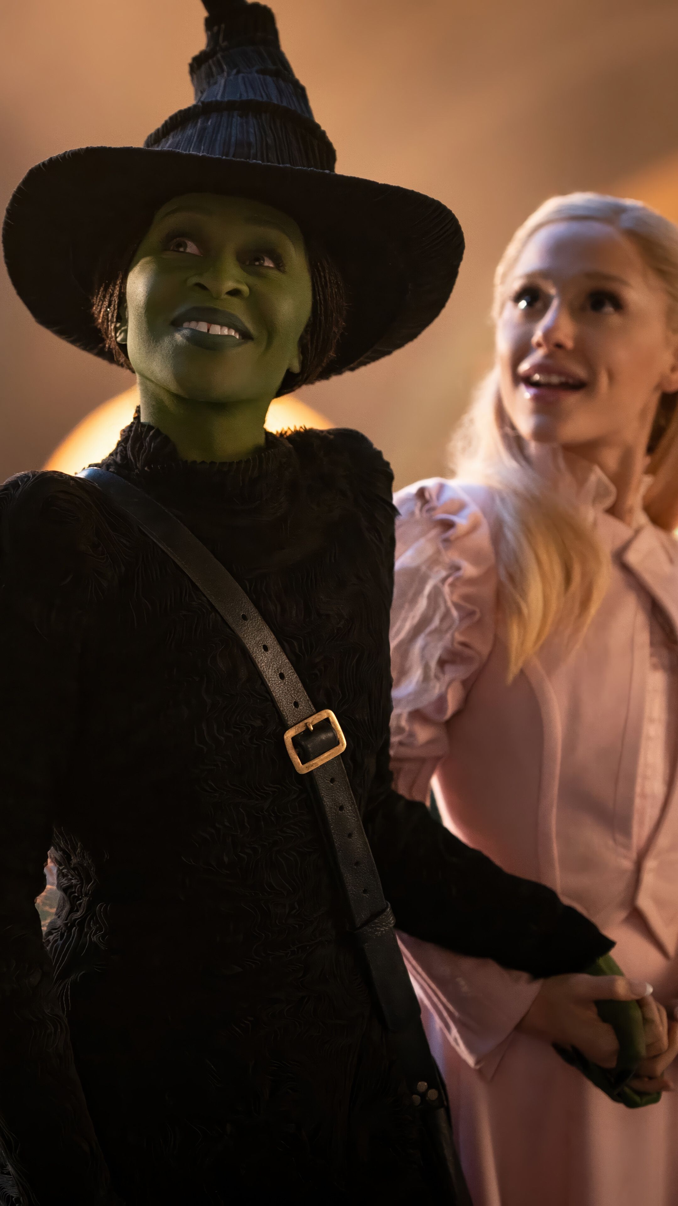 2160x3840 Wicked Movie 2024 Cynthia Erivo Ariana Grande 4K Wallpaper iPhone HD Phone a