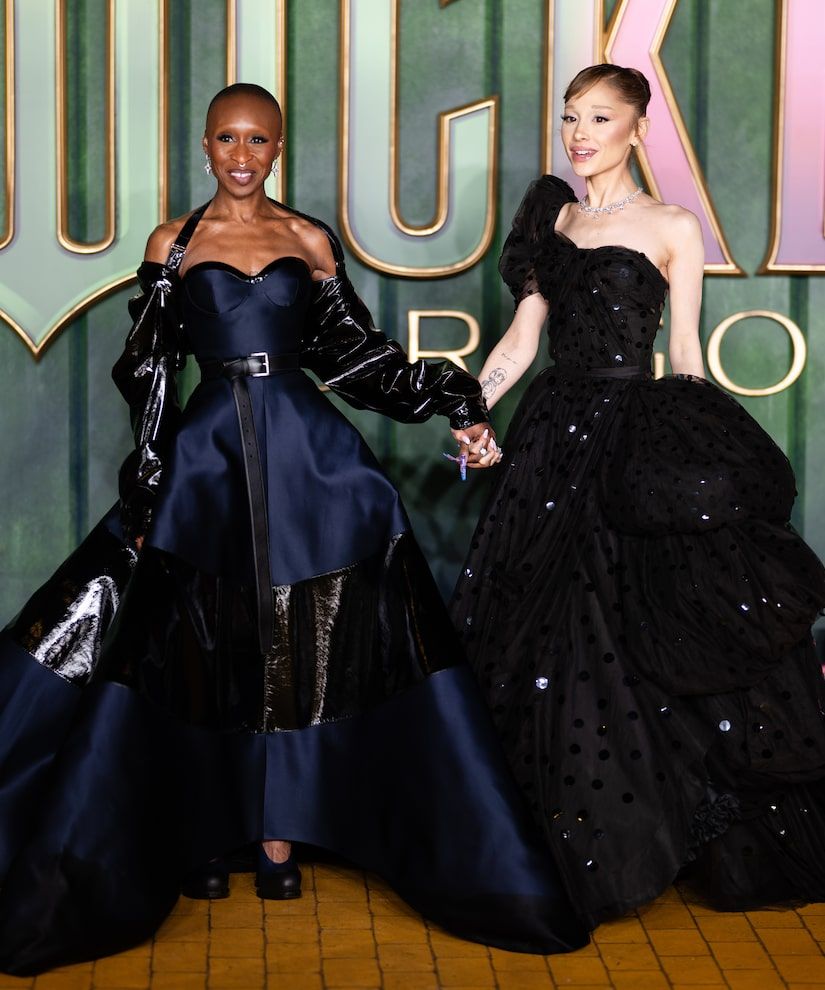 825x990 Ariana Grande & Cynthia Erivo Say Filming 'For Good' Duet Was 'Painful' (Exclusive)