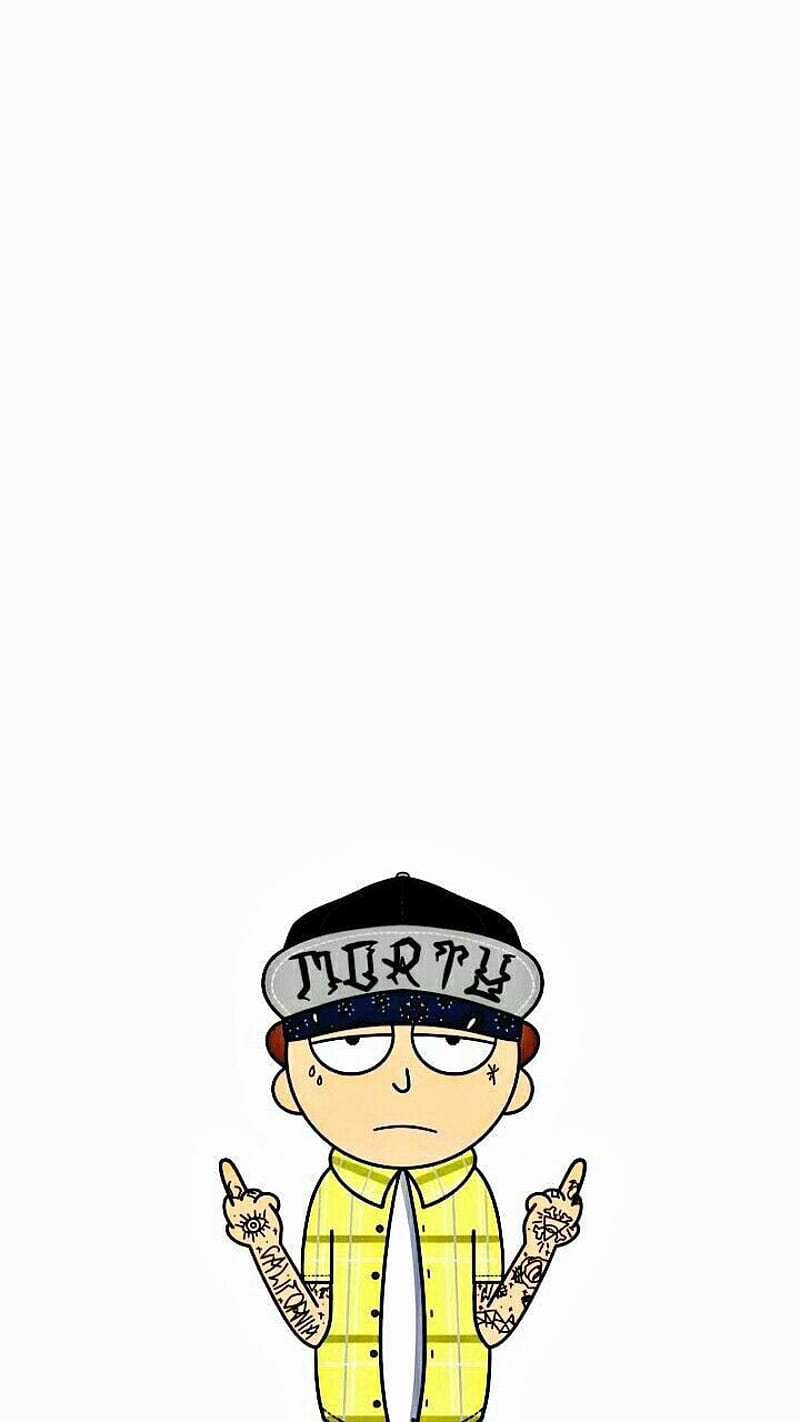800x1422 2560x1440px, 2K free download. Morty, gangster, rick and morty, stylish, HD phone wallpaper