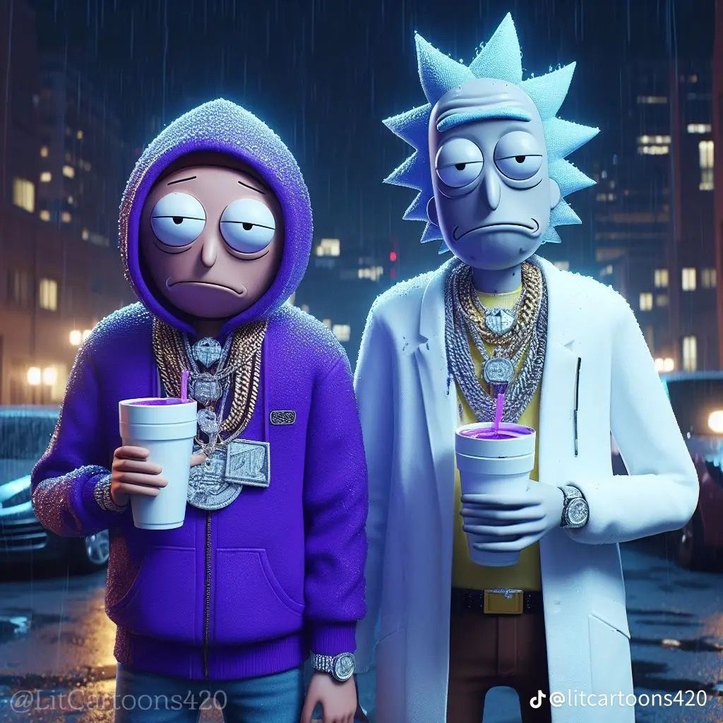1024x1024 Rick and Morty Rapper