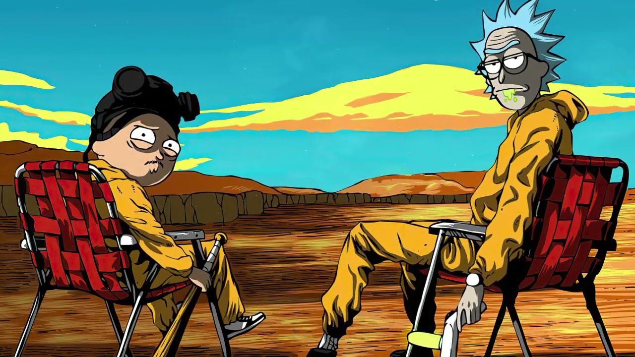 1280x720 Rick & Morty Breaking Bad Reference 4K Wallpaper Engine