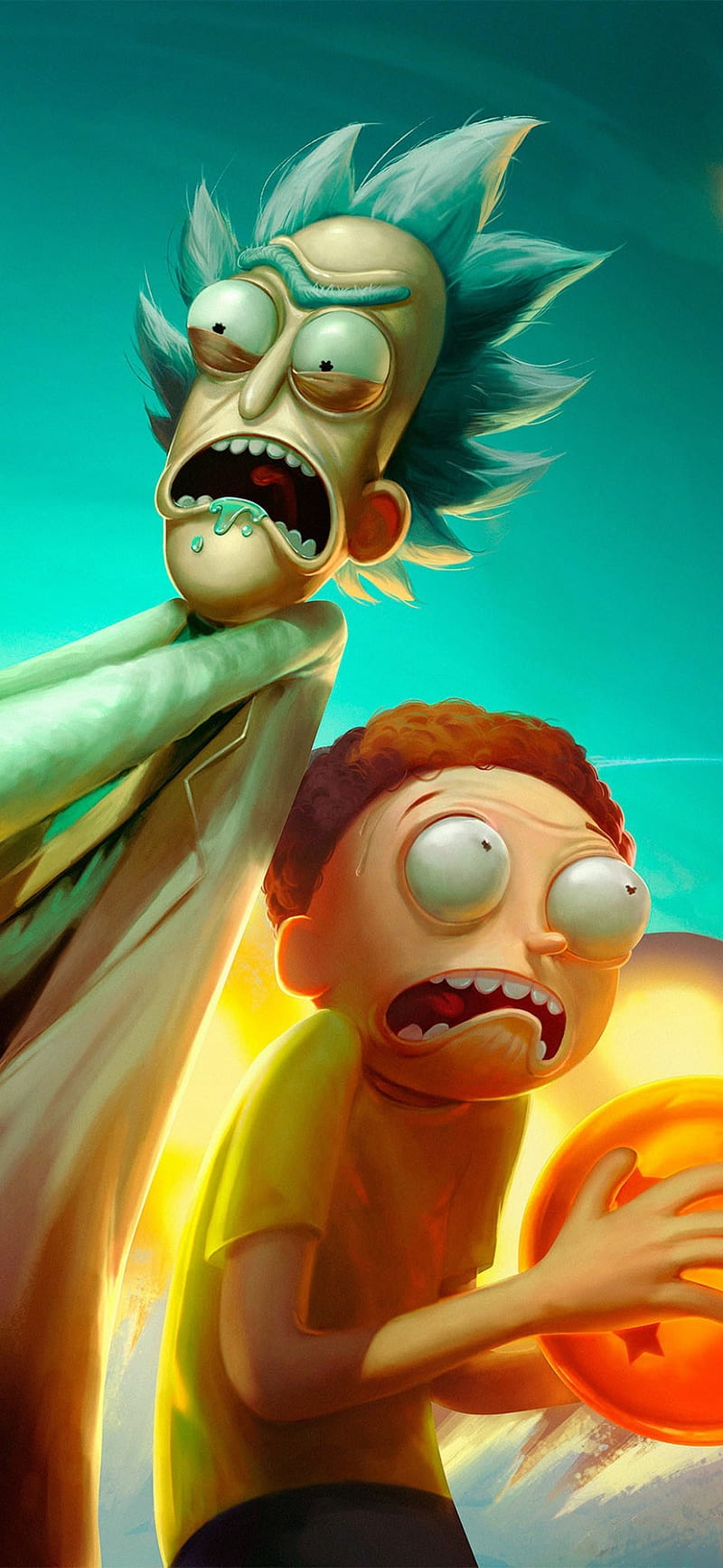 800x1733 Rick and morty, , cool, animated, supreme, dope, HD phone wallpaper