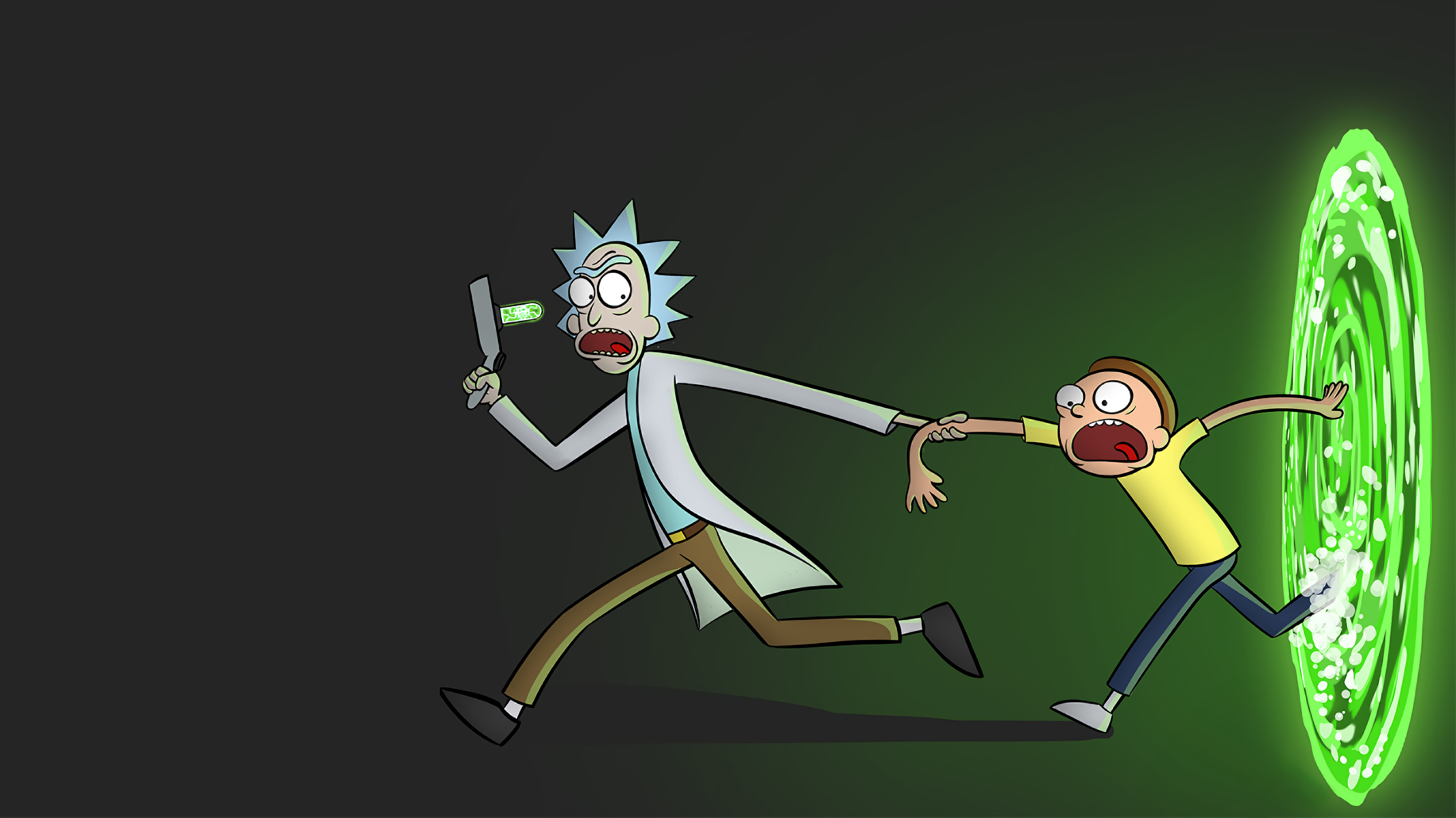 3840x2160 Rick and Morty Portal Wallpaper, HD TV Series 4K Wallpaper, Image and Background