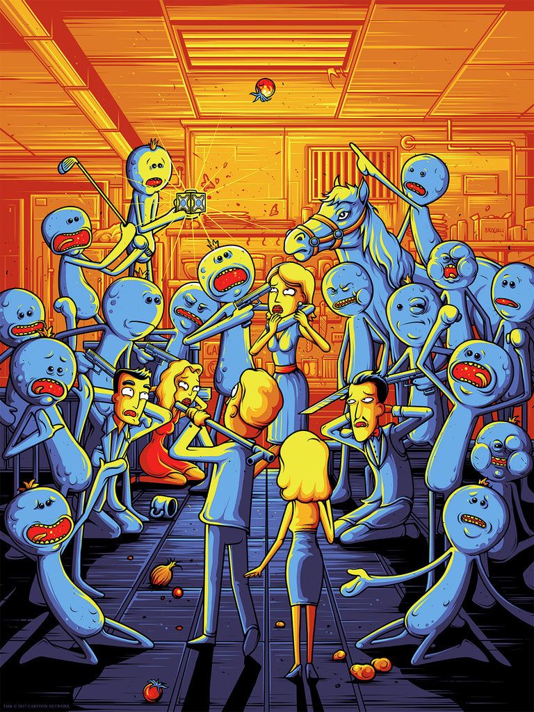 768x1024 MEESEEKS by Dan Mumford On Sale Tonight!