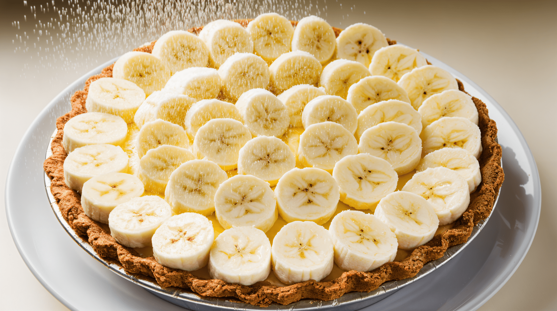 1920x1074 Delicious Banana Cream Pie Ultra HD Wallpaper