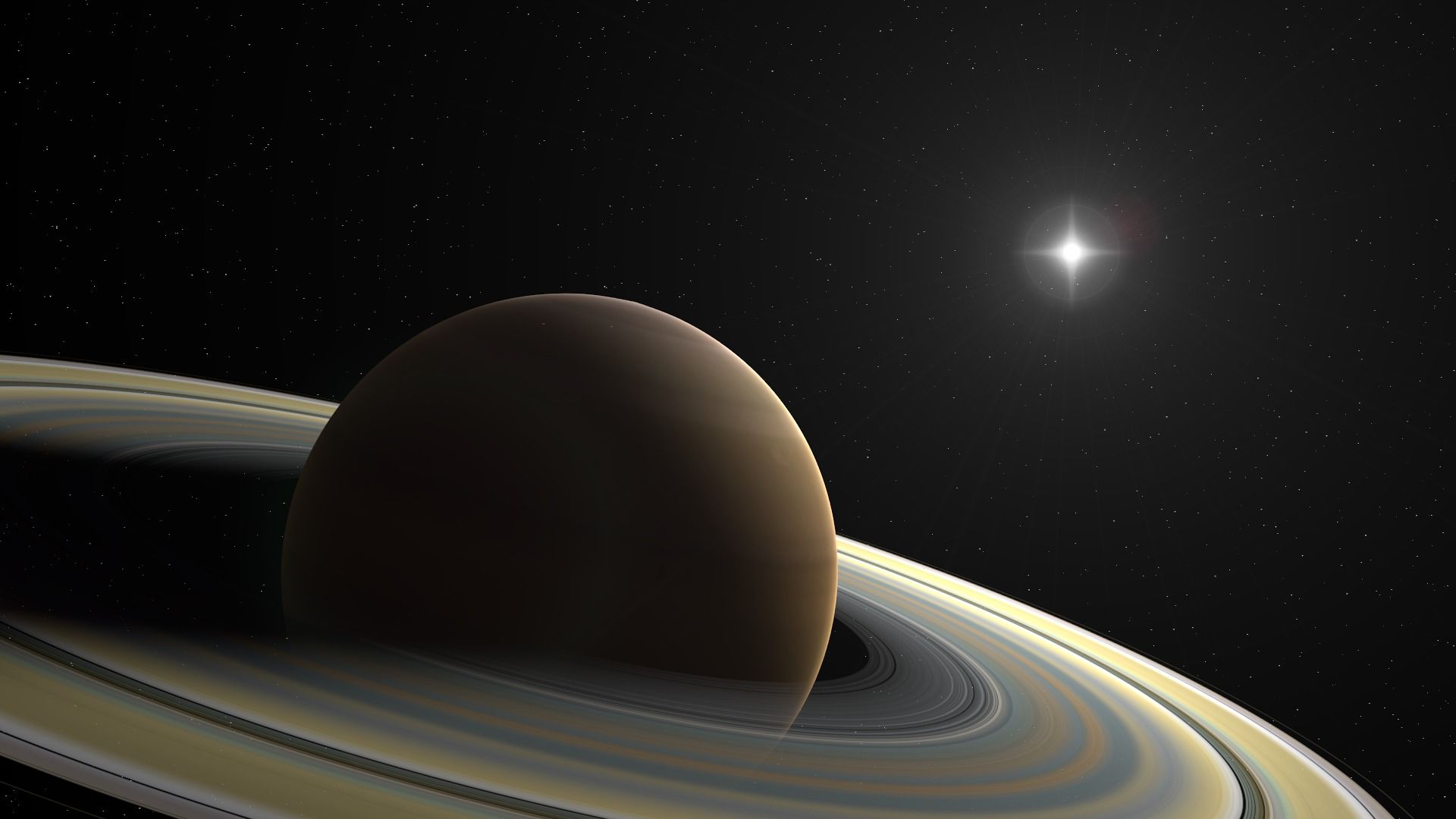 1920x1080 planet, Saturn, The, Rings, Star, Stars Wallpaper HD / Desktop and Mobile Background