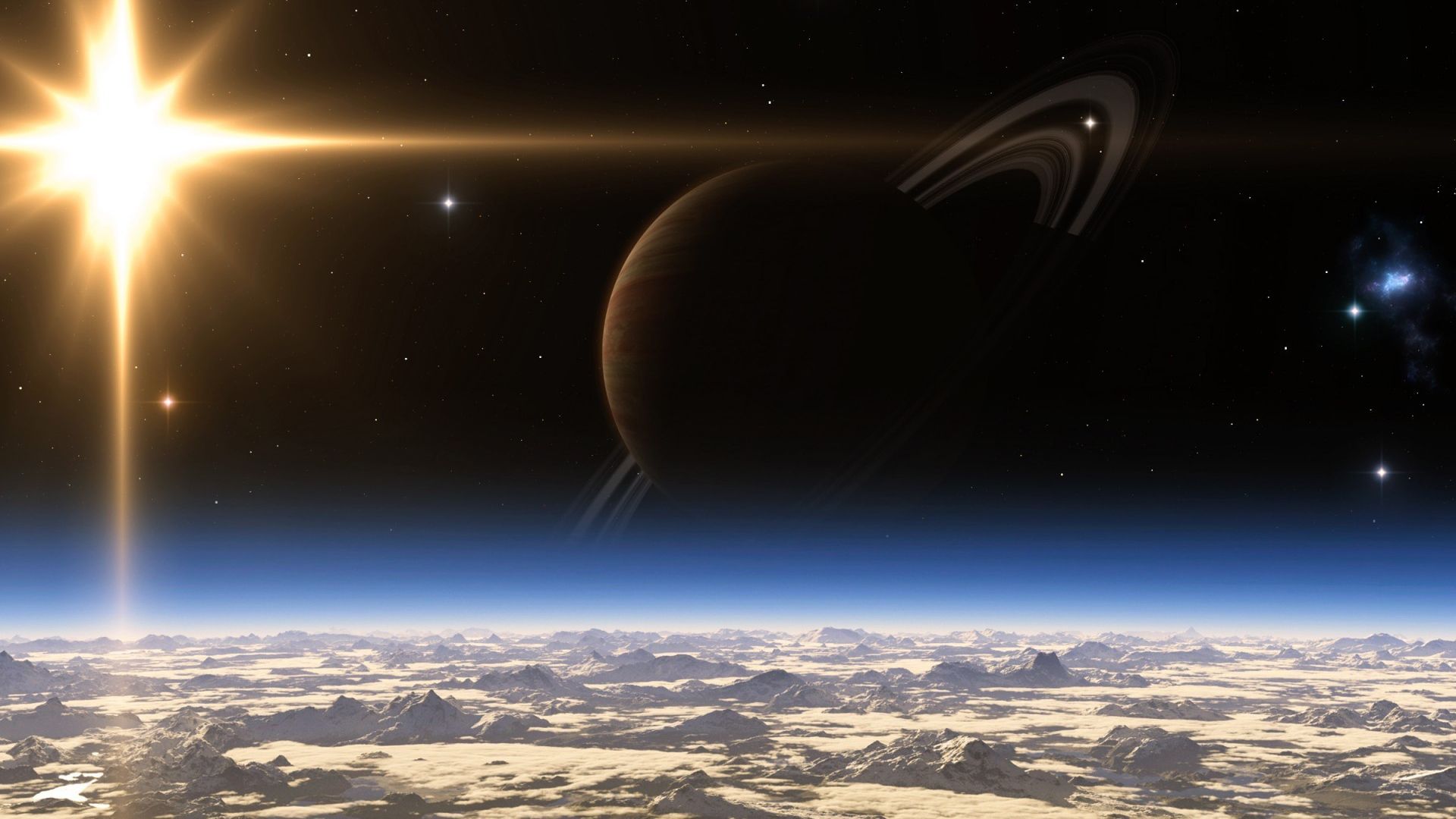 1920x1080 The Planet Saturn Desktop wallpaper 1920x1080