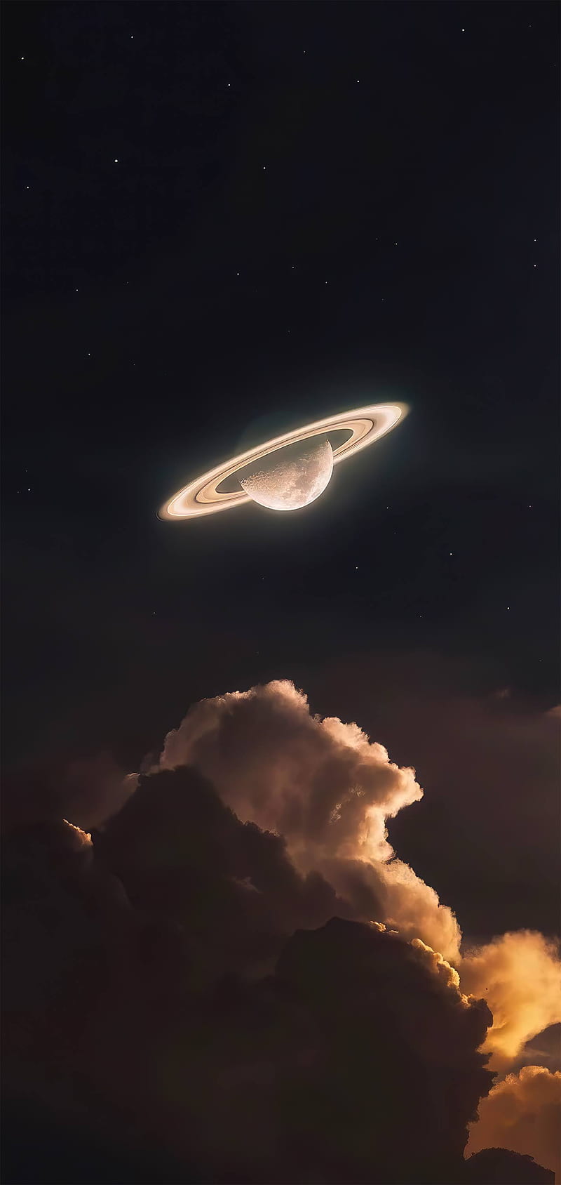 800x1688 Saturn, planets, HD phone wallpaper