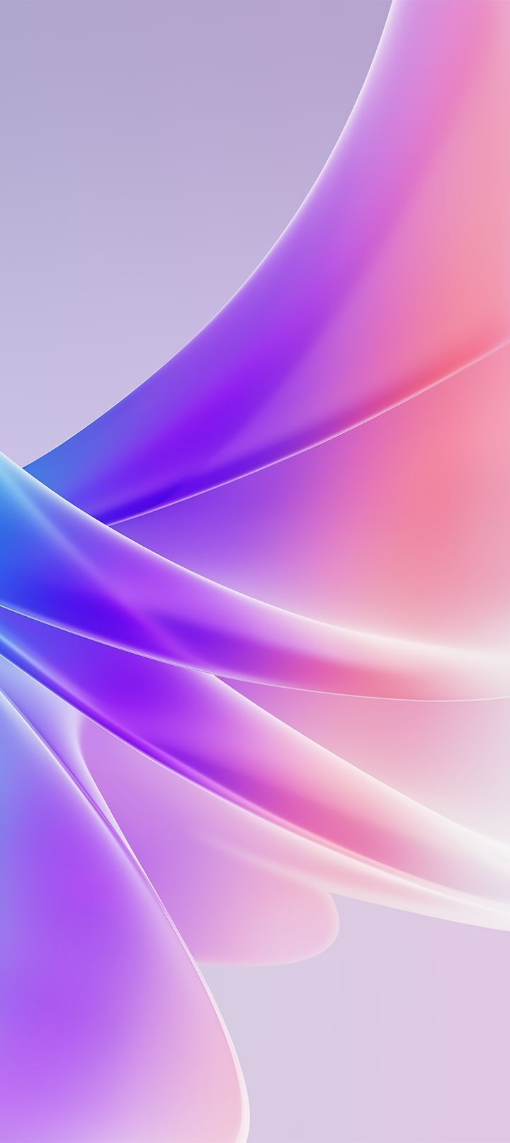 720x1612 Google Android OPPO Smartphones ColorOS Stock Default Wallpaper Purple Baby Color Abstract