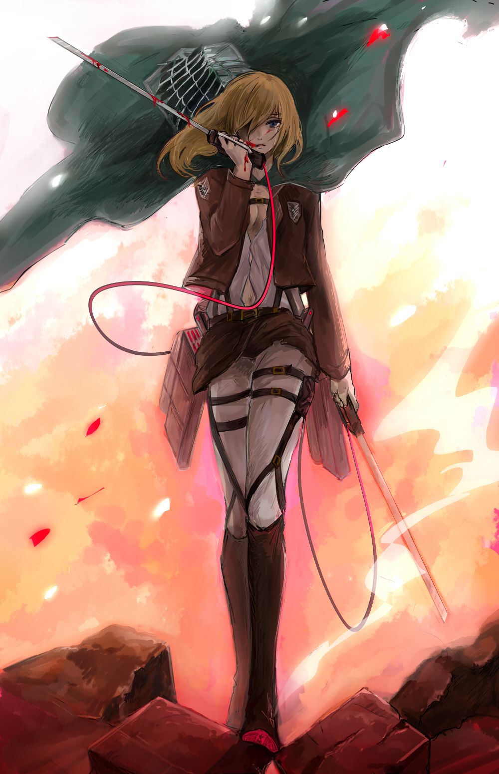 1000x1551 Attack On Titan Historia Wallpaper
