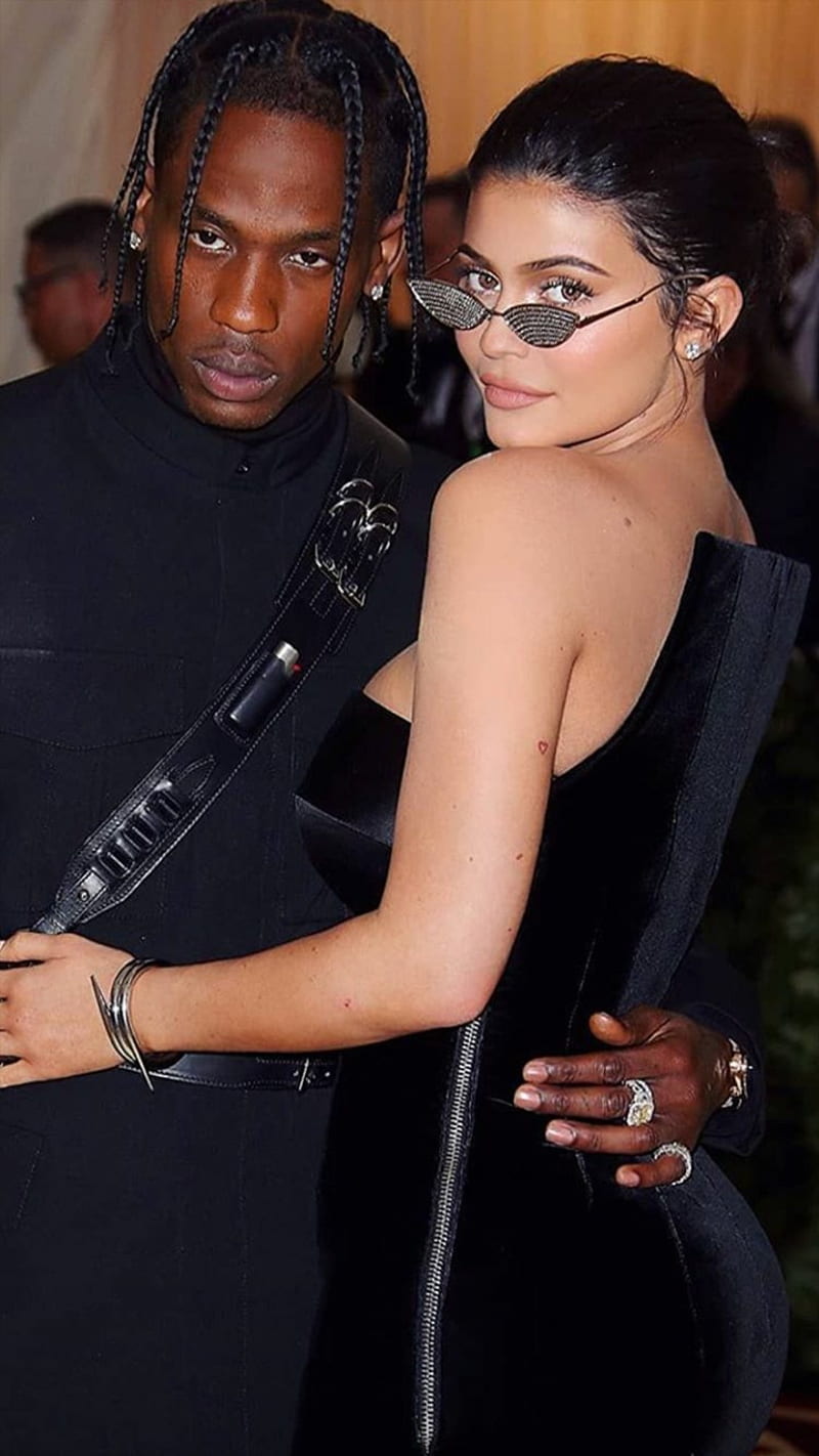 800x1422 Kylie jenner, jenner, kardashian, kylie, scott, travis, HD phone wallpaper