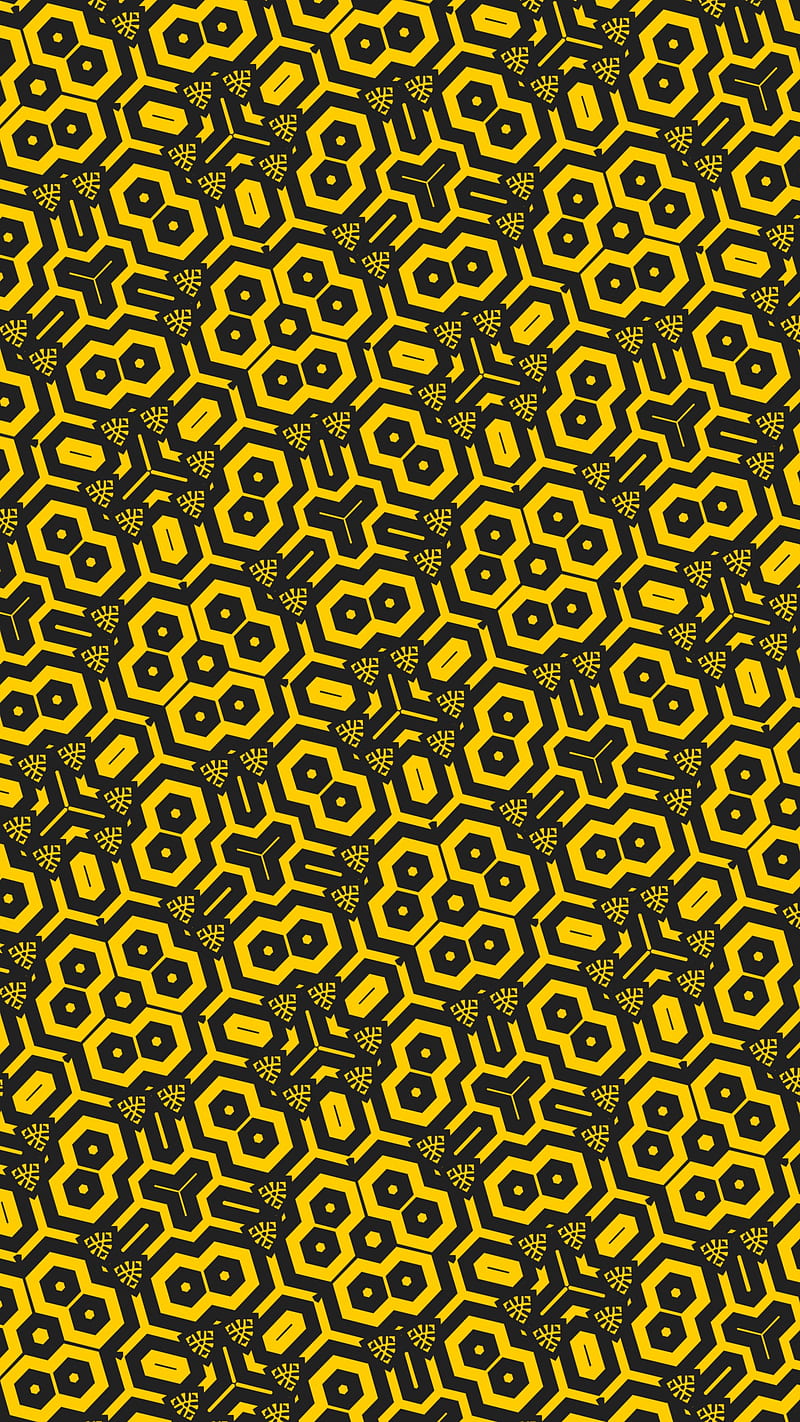 800x1422 Honeycombs, FMYury, abstract, bee, black, colorful, hexa, hexagon, honey, pattern, HD phone wallpaper