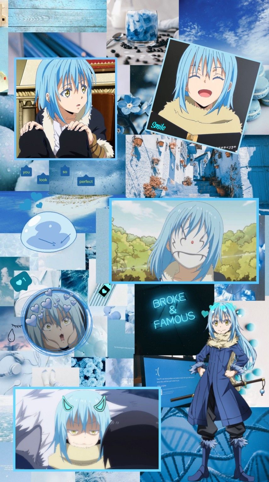 855x1534 Rimuru Aesthetic Wallpaper