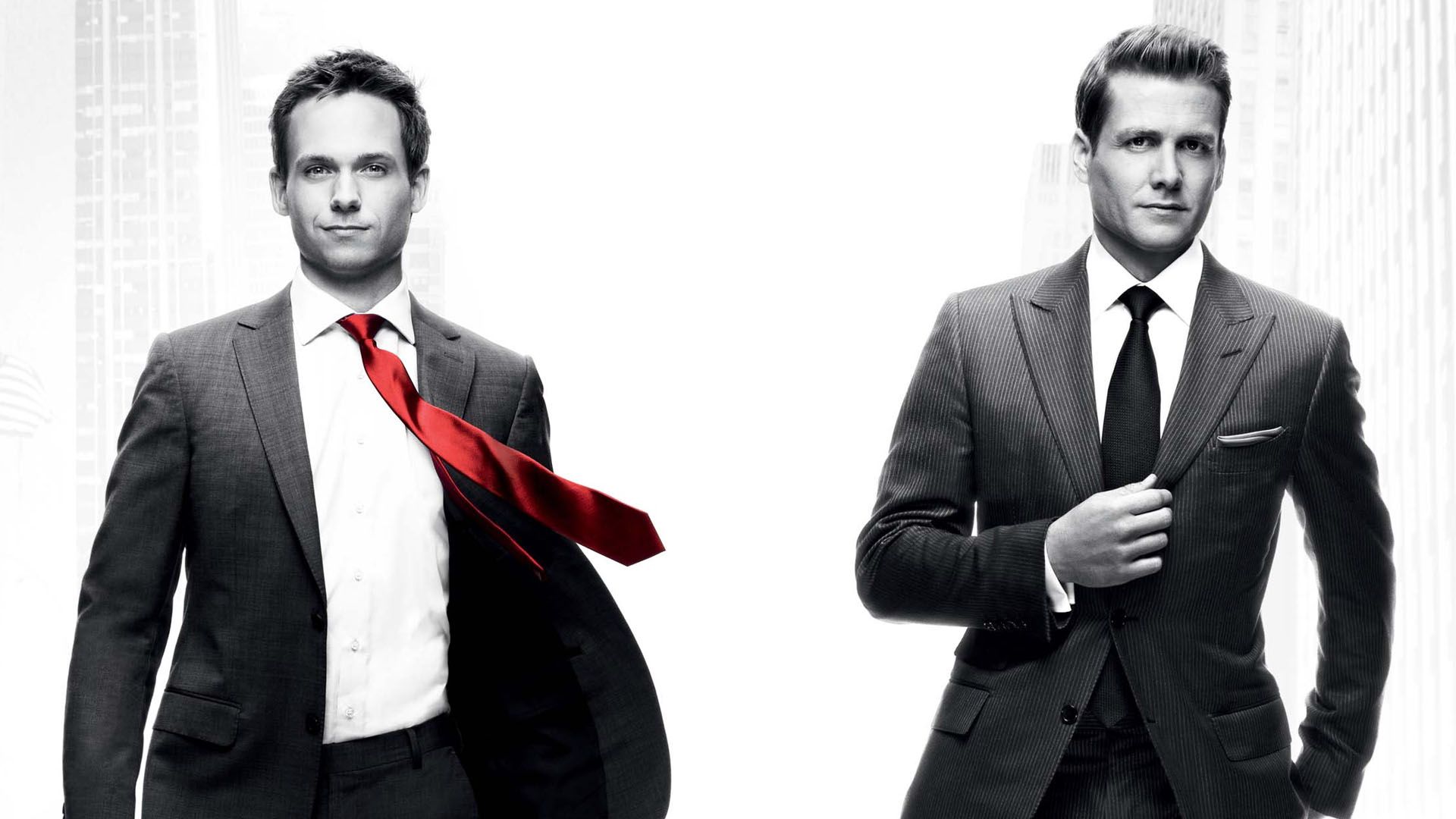 1920x1080 Sharp Suits: Iconic TV Show Duo HD Wallpaperx1080