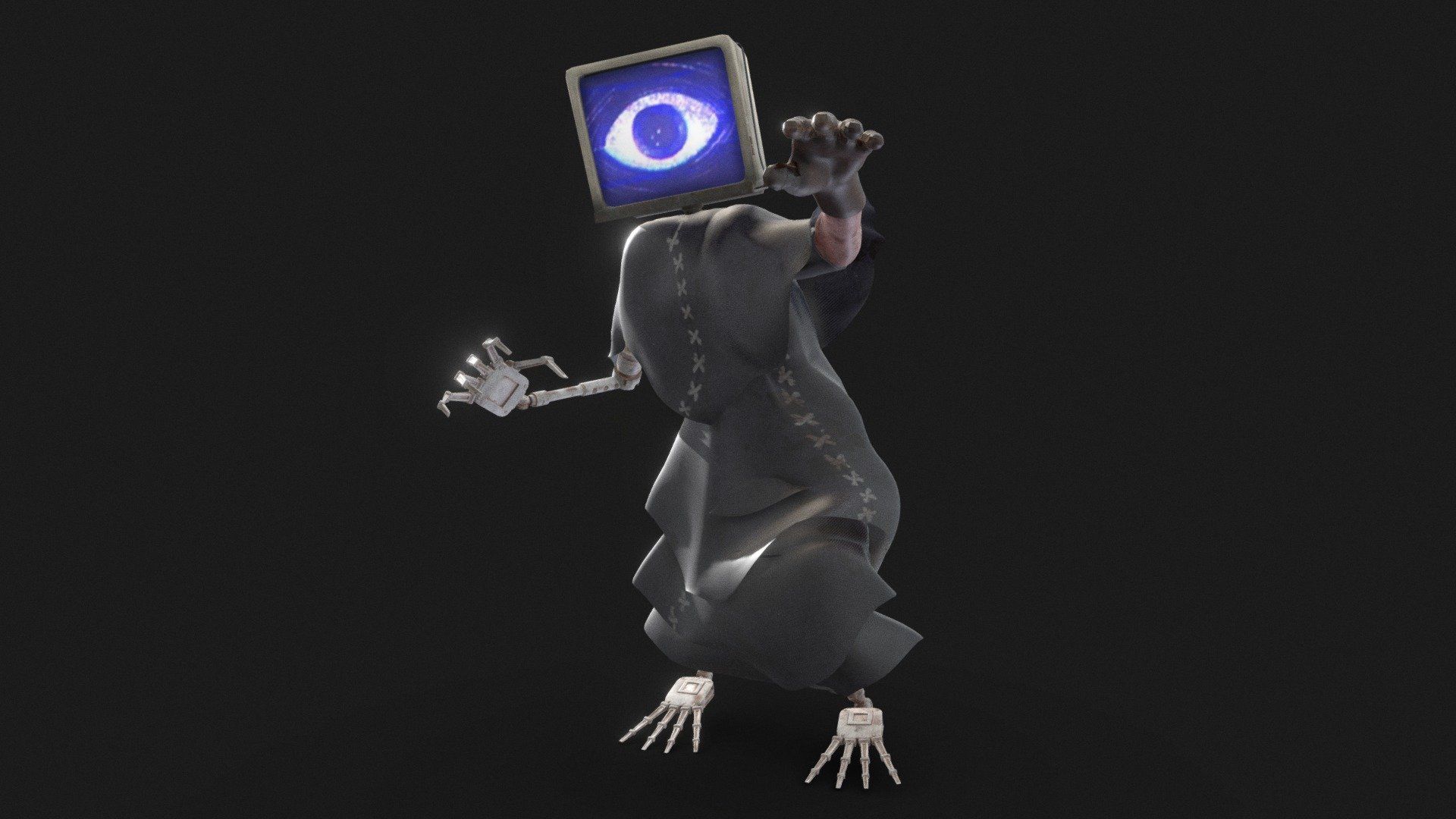 1920x1080 Harley Sawyer. Poppy Playtime Chapter 4 model by bunidev [b5bce40]
