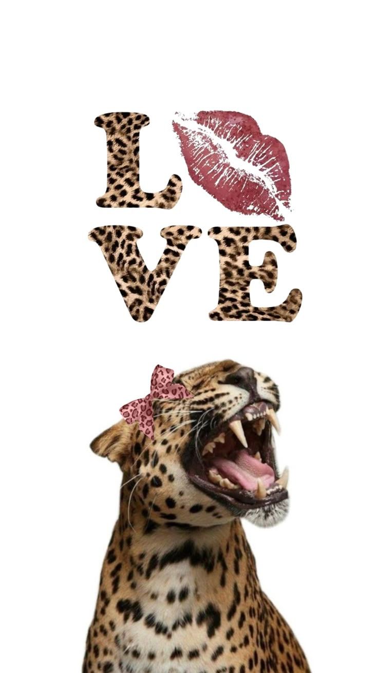736x1308 Leopard Y2k Wallpaper