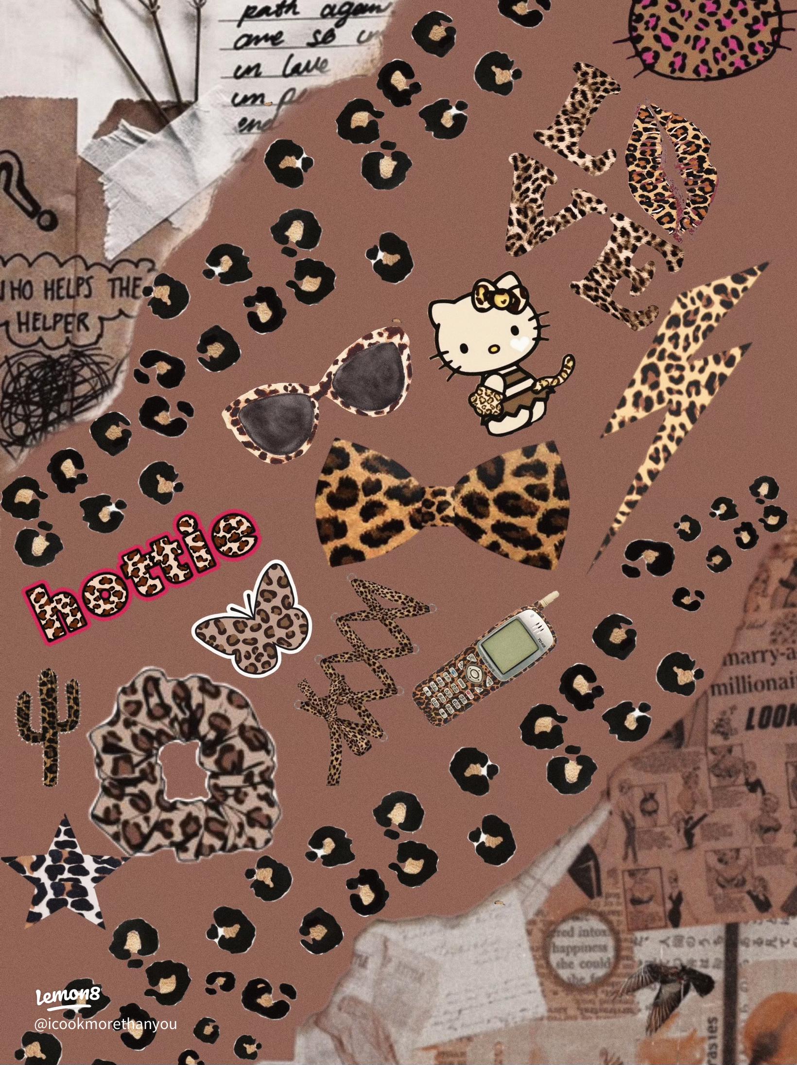 1640x2191 Leopard Print Y2k Wallpaper