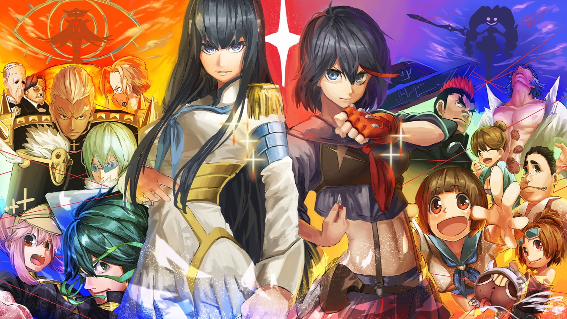 1920x1080 Tengen Toppa Gurren Lagann wallpaper, Kill la Kill, Senketsu, Kiryuin Satsuki, Matoi Ryuuko HD wallpaper