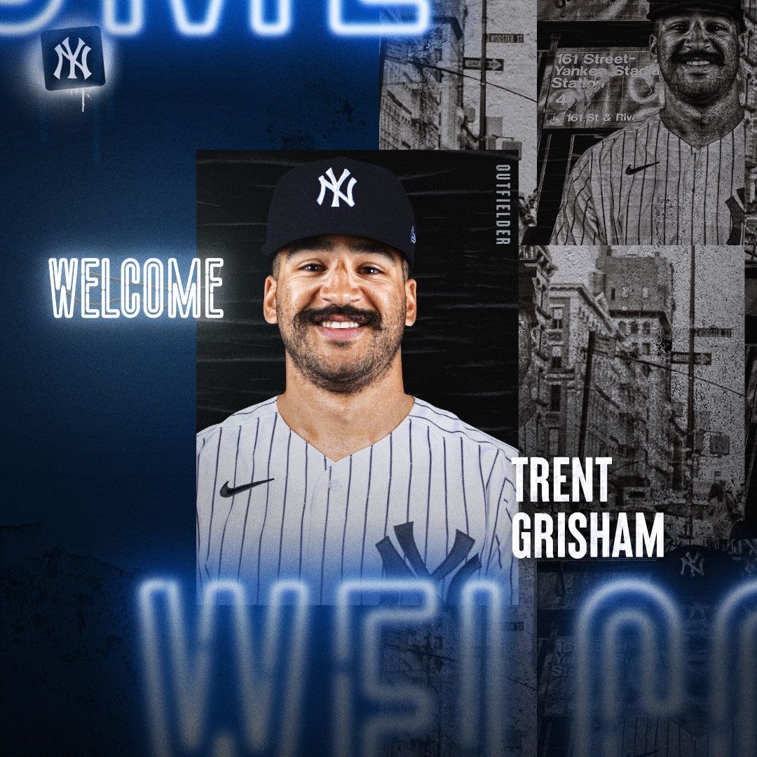 1080x1080 New York Yankees on X: Welcome to Pinstripes, Grisham!