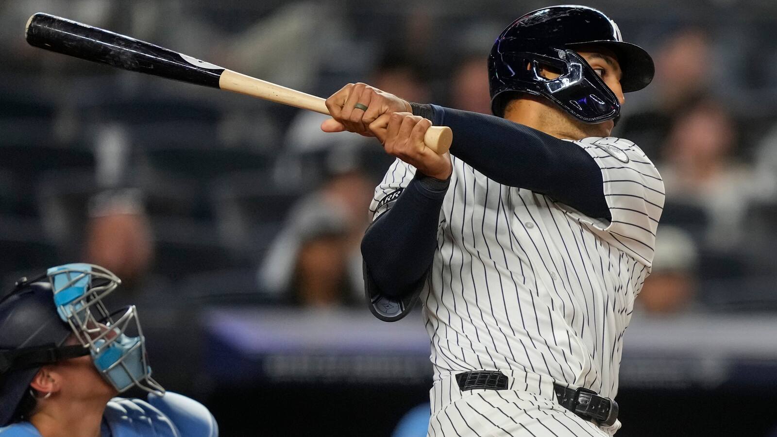 1600x900 Yankees center fielder Trent Grisham leaves game with left knee discomfort Washington Post
