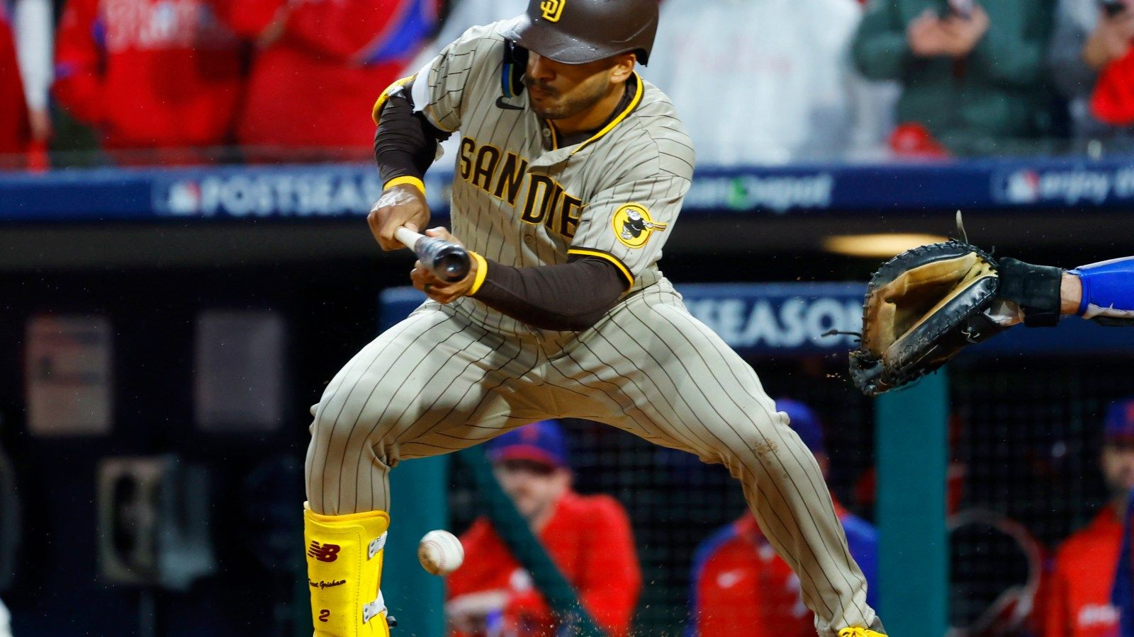1600x900 Trent Grisham's questionable bunt attempt obscured Padres' larger NLCS issue