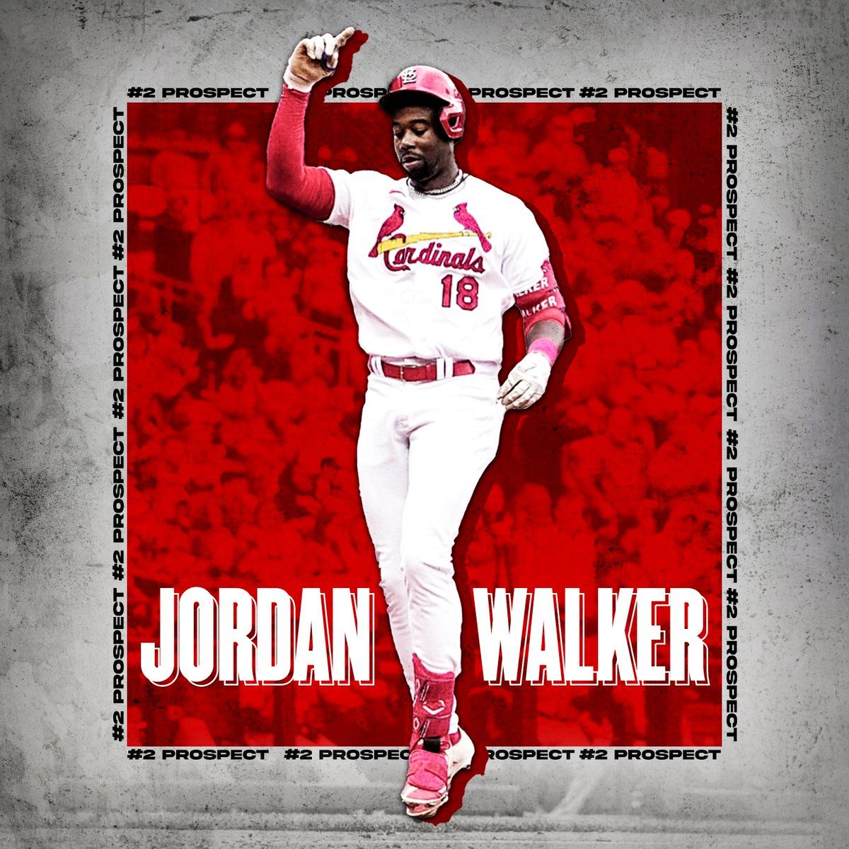 1200x1200 Jordan Walker, the No. 2 overall prospect in MiLB and the No. 1 prospect in the organization, has been optioned to the Memphis Redbirds