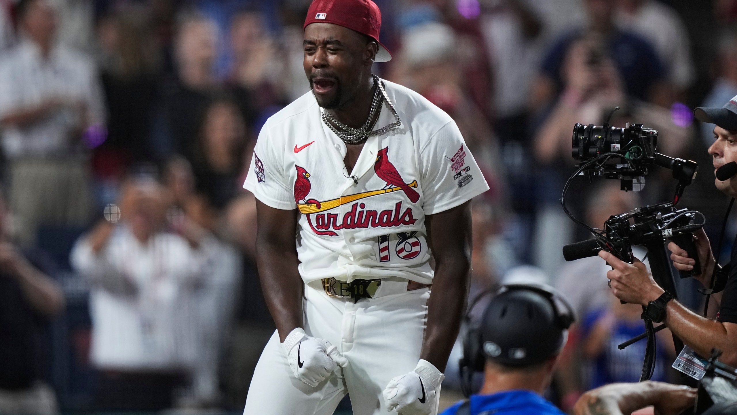 2560x1440 After winning Home Run Derby, Jordan Walker wants to lead the next wave of Black athletes into baseball