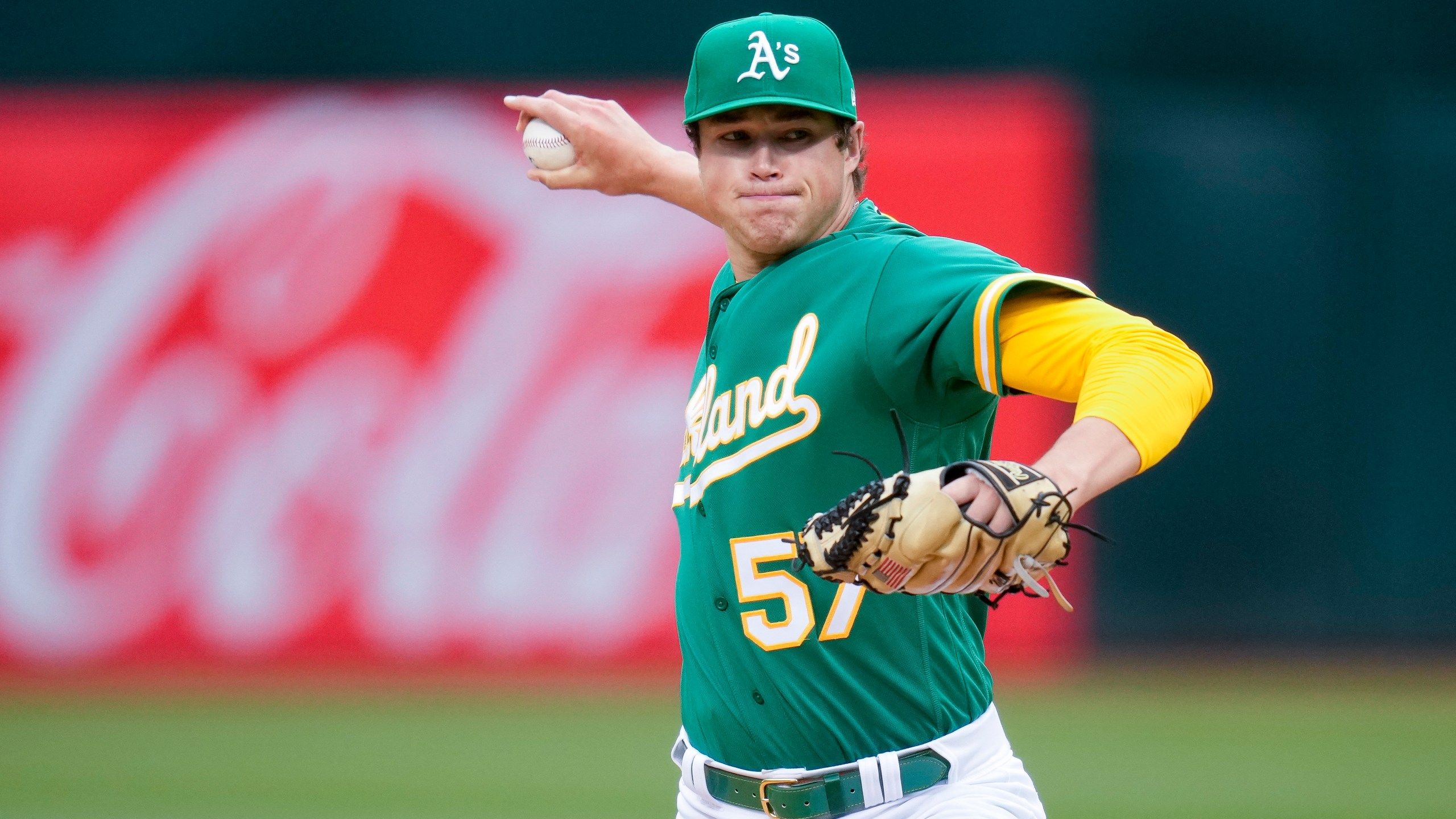 2560x1440 Oakland's Mason Miller holds M's hitless through 7 innings
