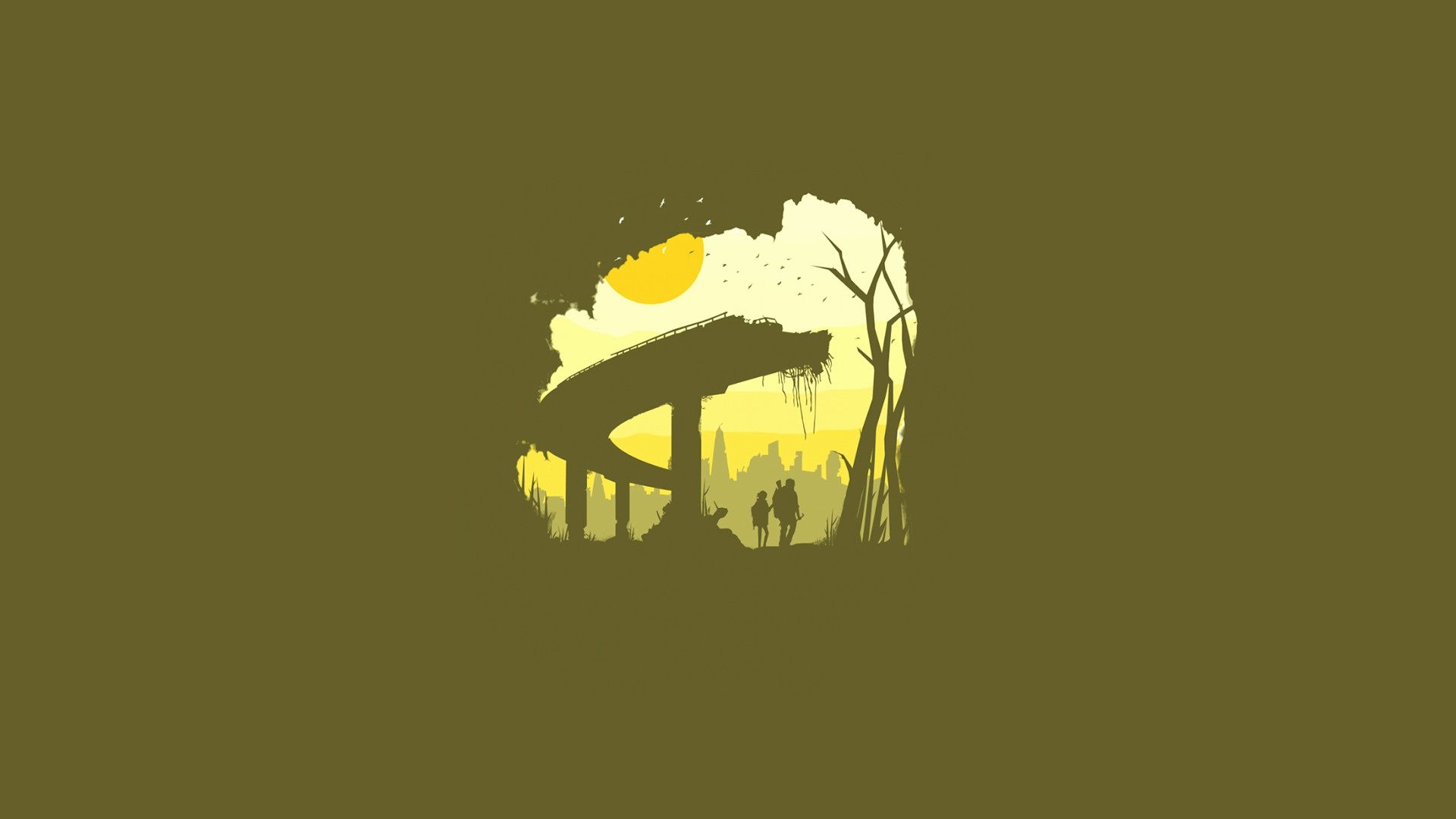 1920x1080 Video Game Minimalist Wallpaper Elegant Minimalist Last Of Us Wallpaper Of the Day of The Hudson