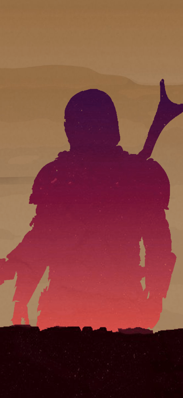 640x1386 Mandalorian Minimalist Wallpaper. Star wars wallpaper, Minimalist wallpaper, Star wars geek