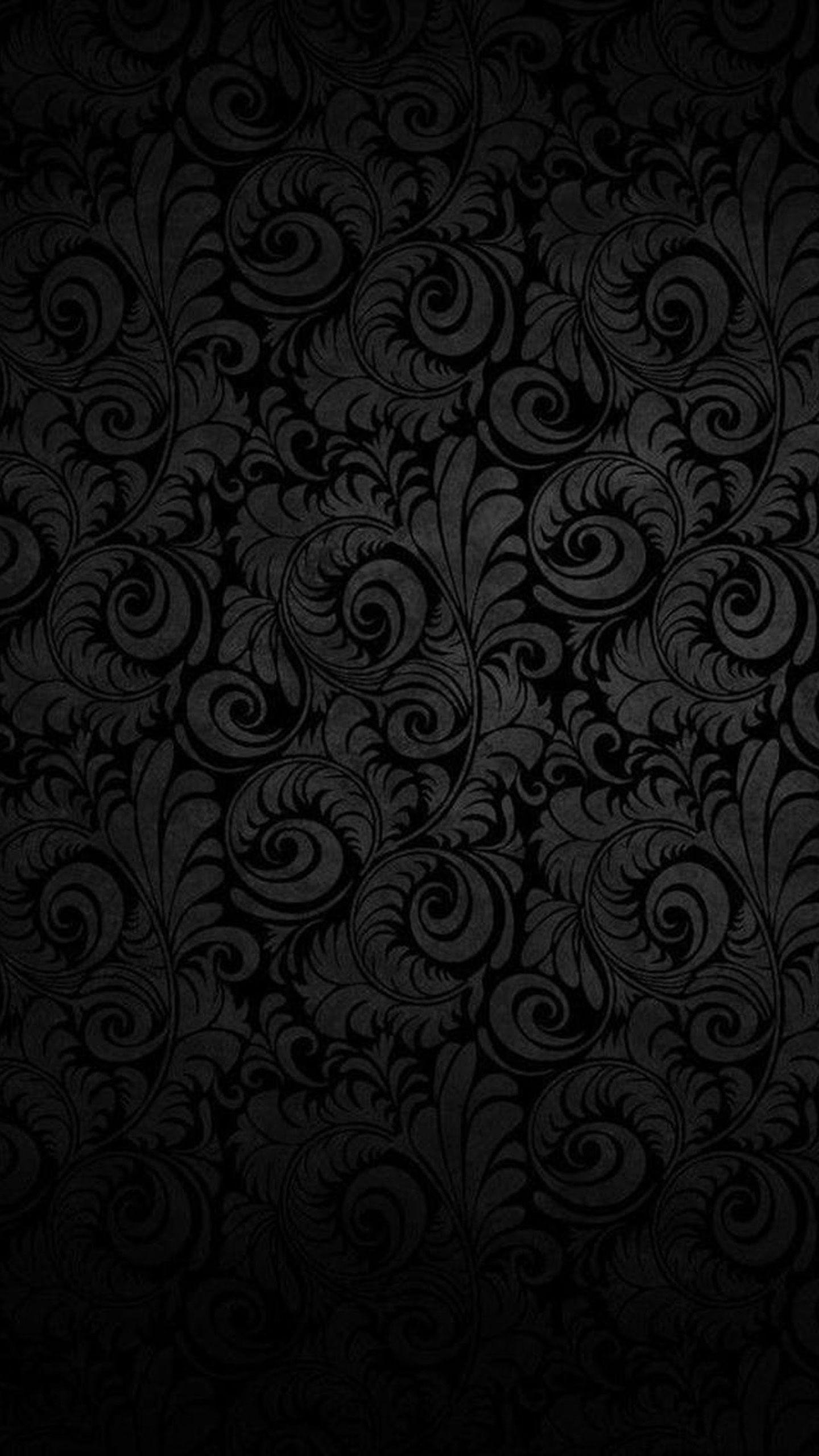 1440x2560 Black Texture Wallpaper