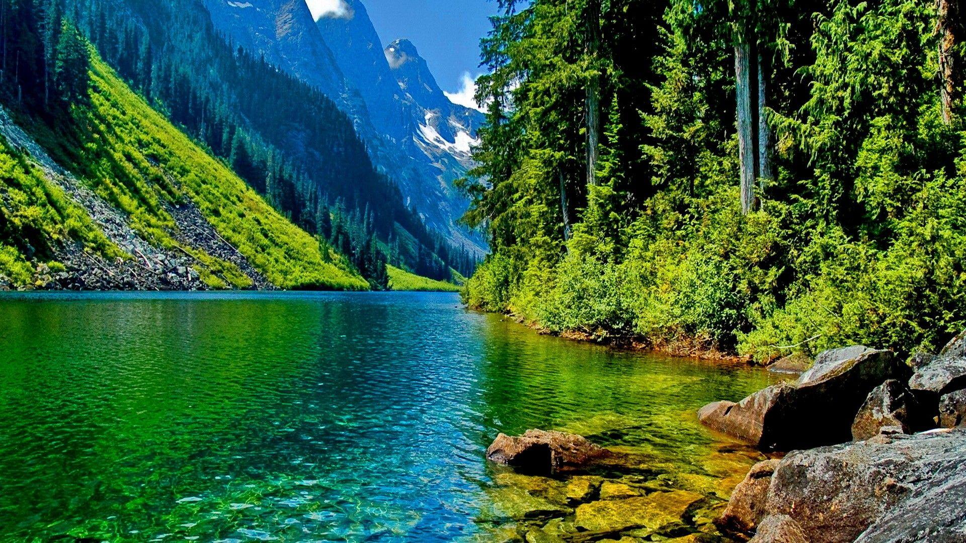 1920x1080 HDQ Beautiful River Image & Wallpaper (Gallery Image: 47)