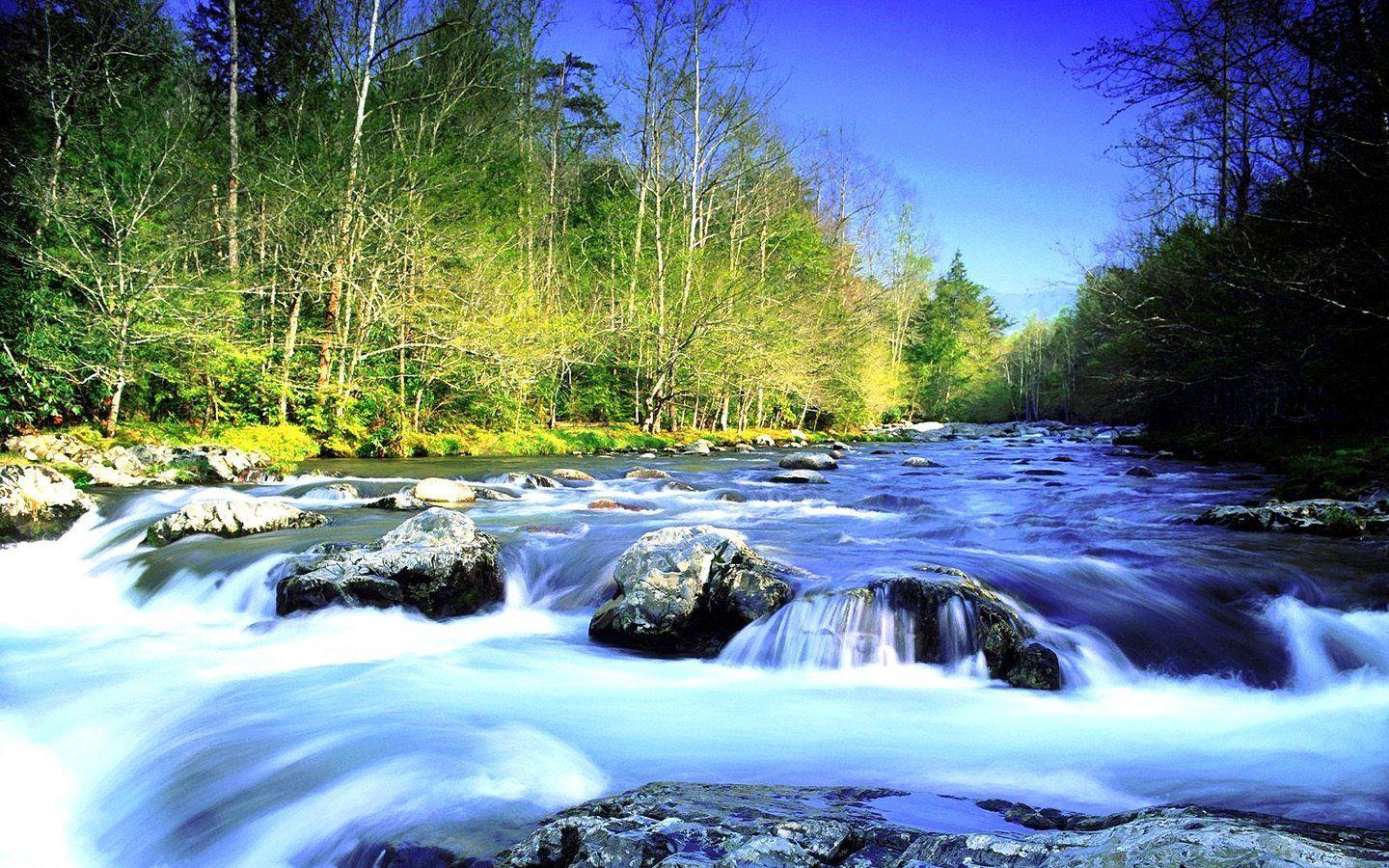 1440x900 Icy River Free Wallpaper Image Picture HD Download
