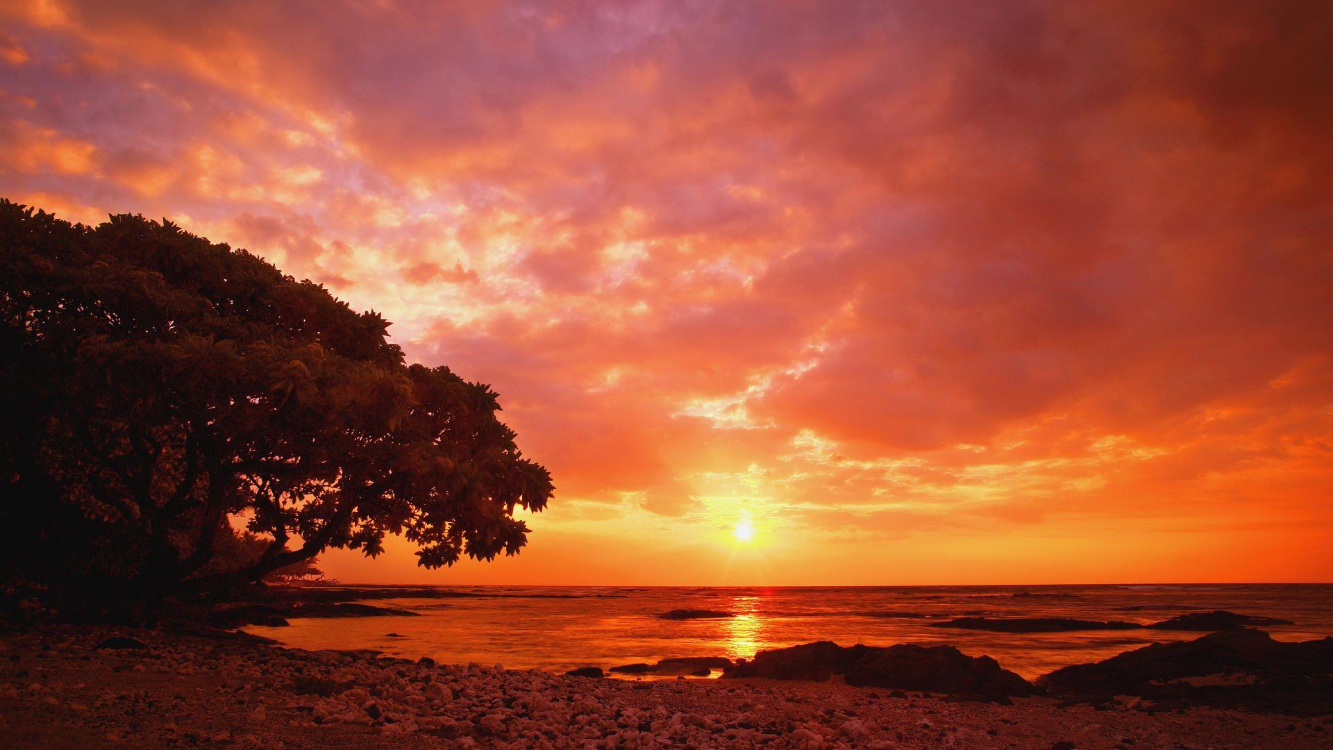 1920x1080 HD Sunset Wallpaper